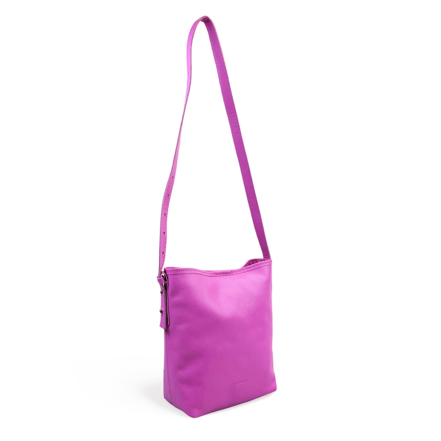 Dune Leather Crossbody Bucket Bag - SALE