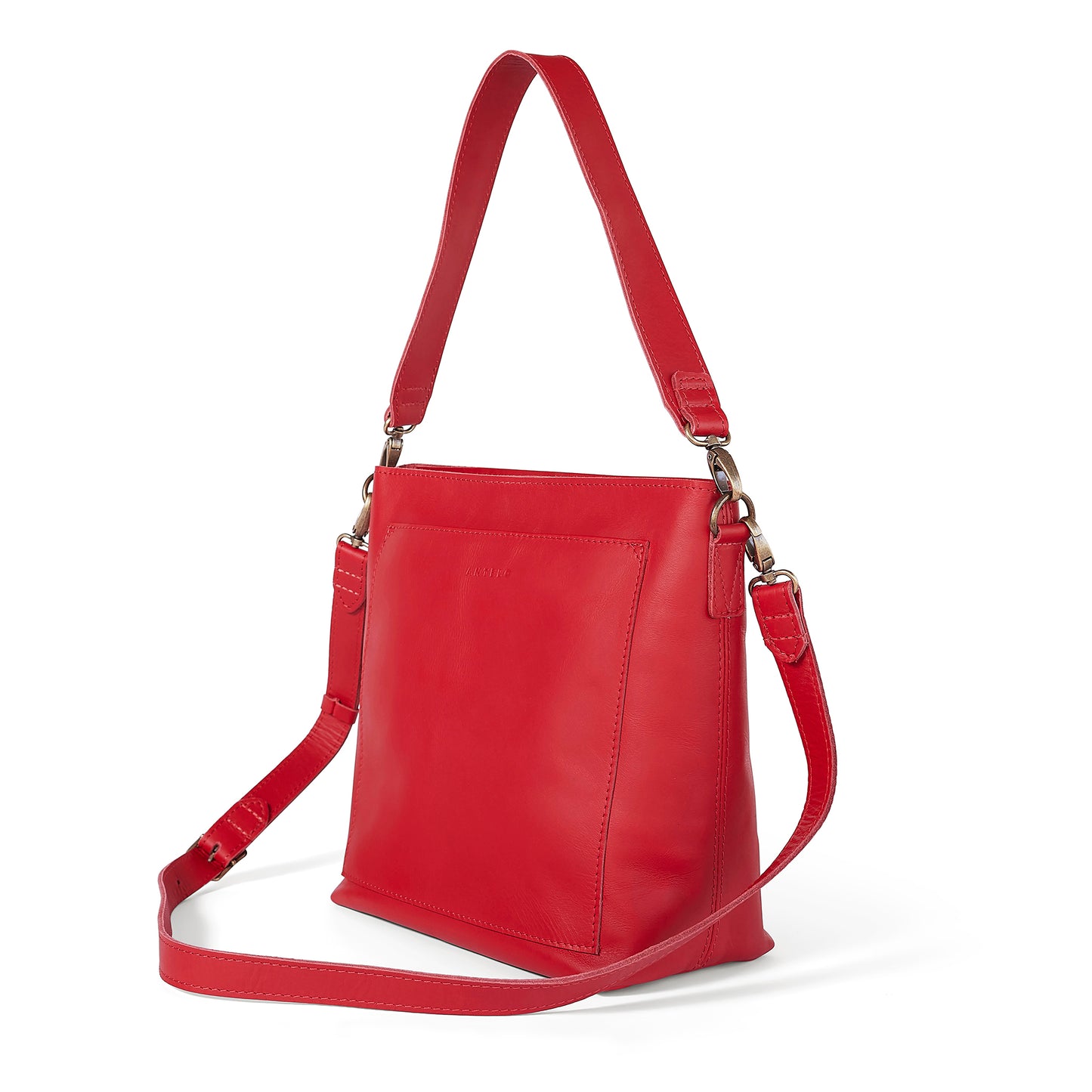 Josie Prism Leather Shoulder Bag with Sling - LAST OF KIND