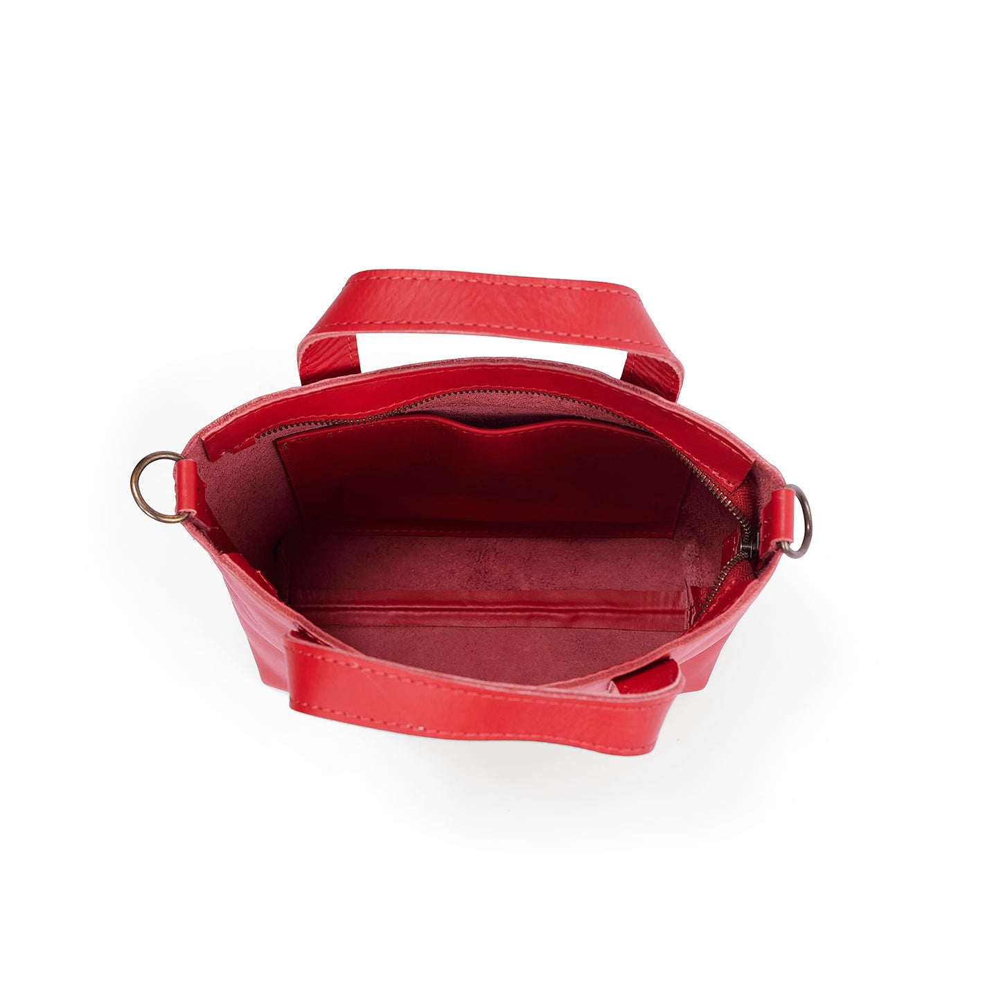 Zazi Petite leather crossbody tote - LAST OF KIND