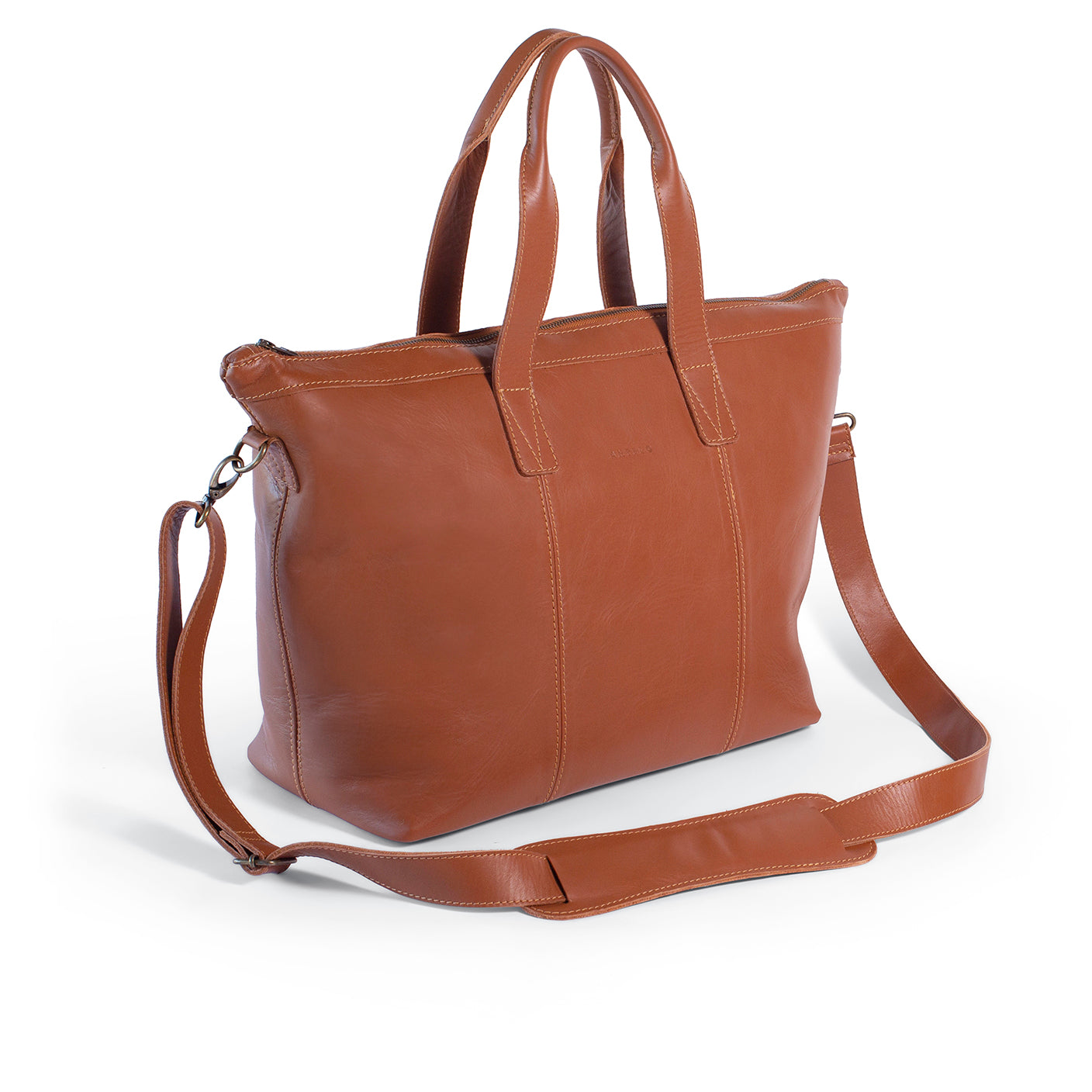 Murray leather overnight bag - MINOR FLAW