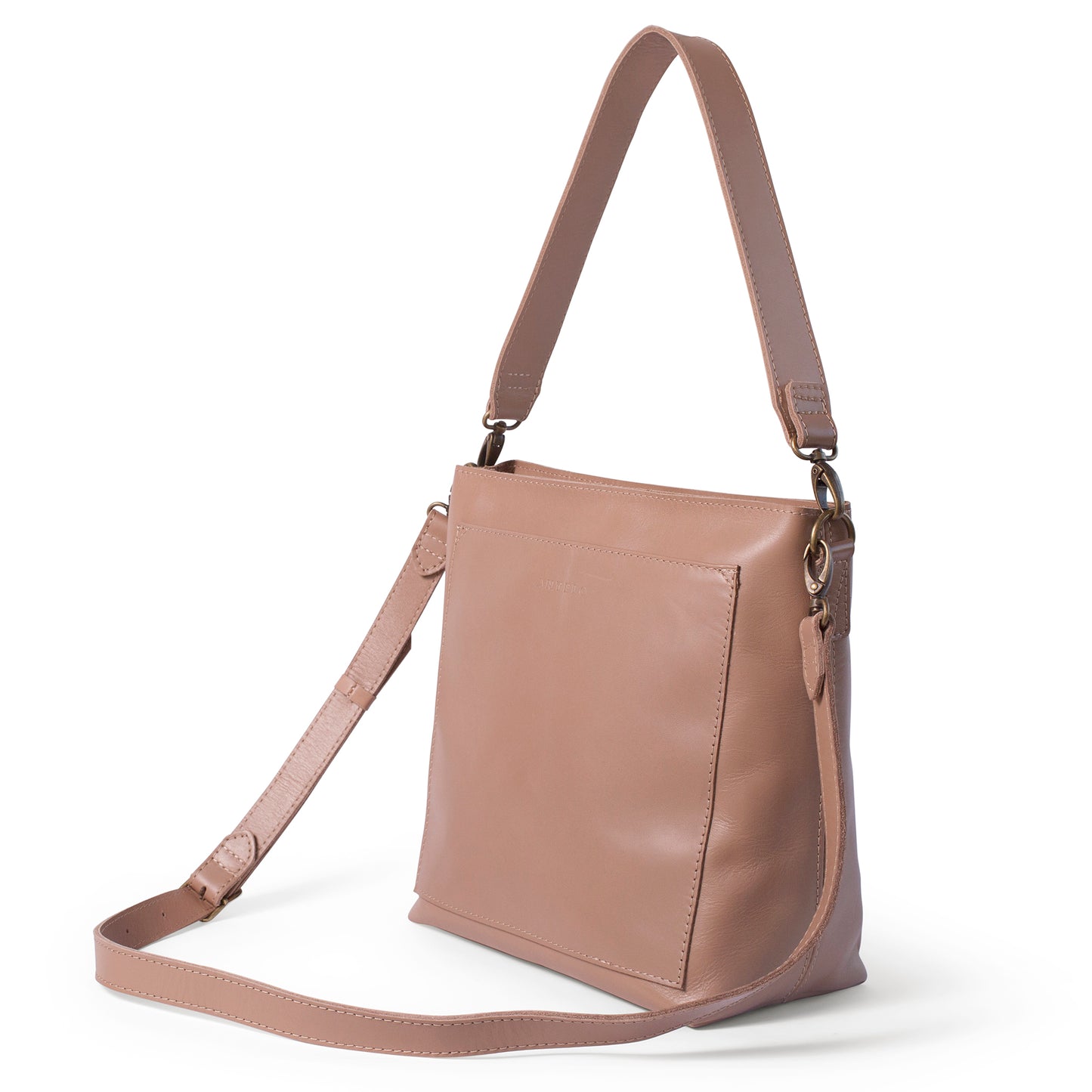 Josie Prism Leather Shoulder Bag with Sling - LAST OF KIND