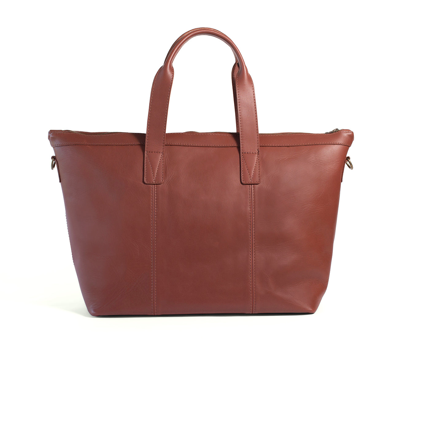 Murray leather overnight bag