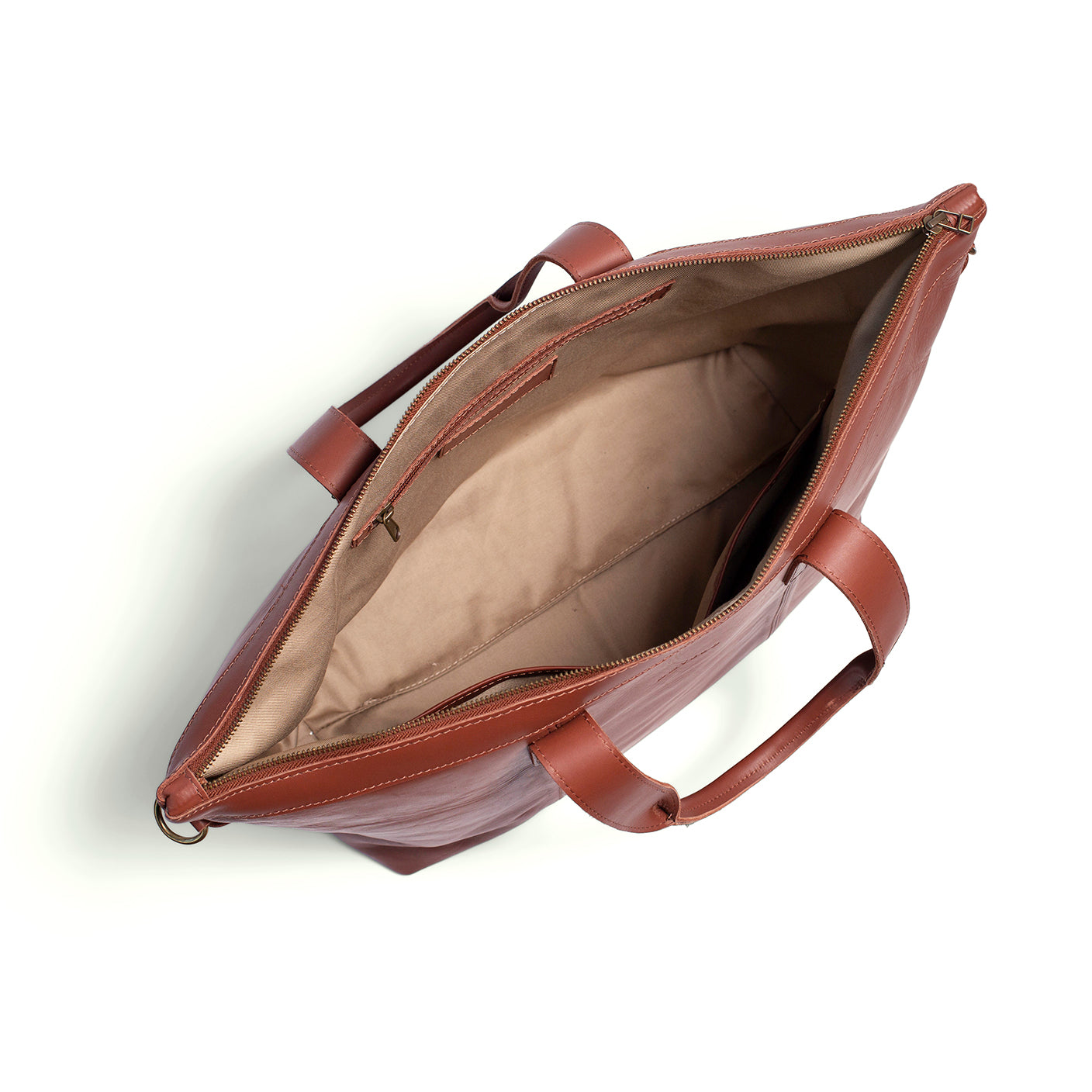 Murray leather overnight bag