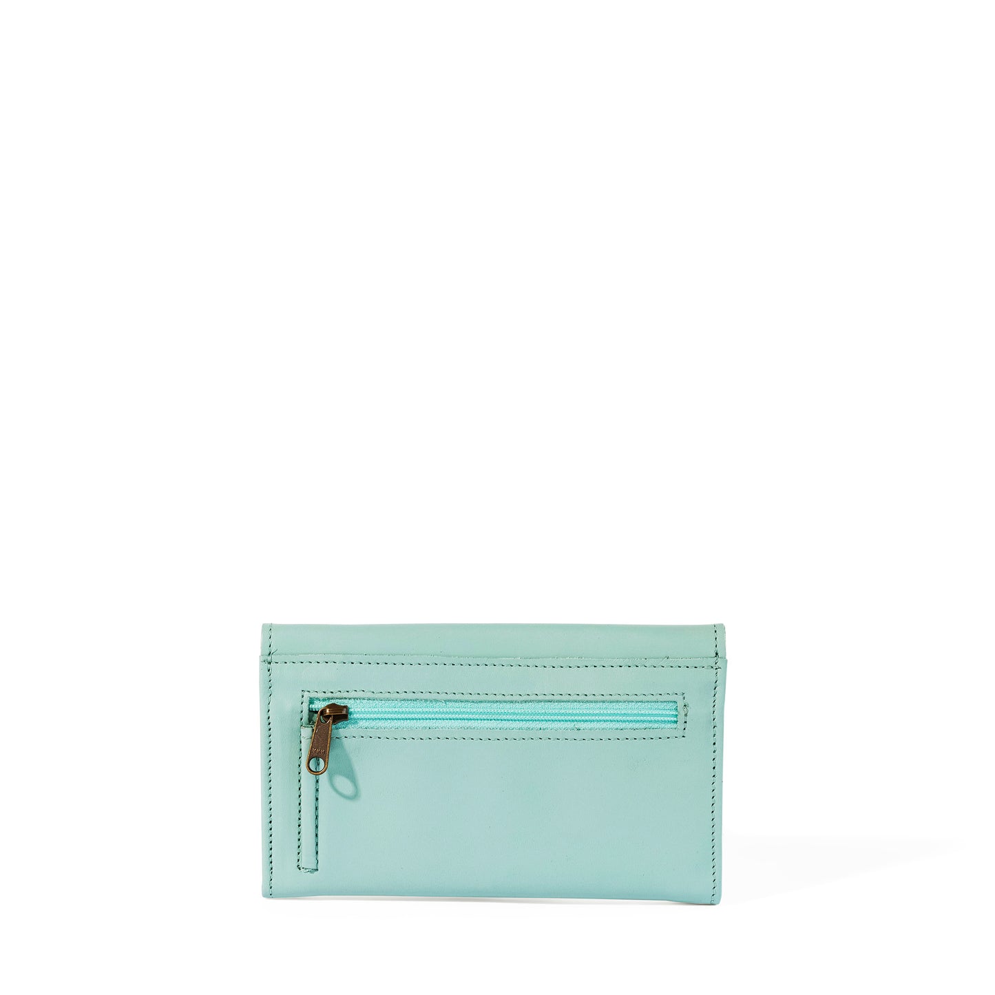 Evie Three-Quarter Leather Trifold Wallet