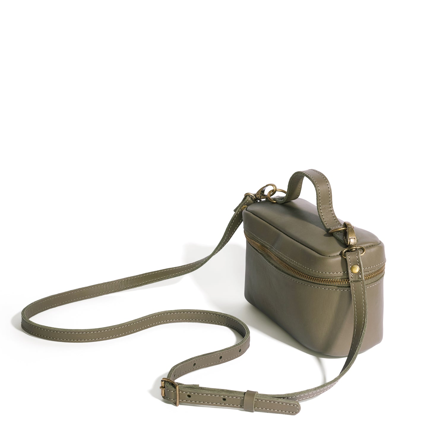 Sigma leather vanity crossbody