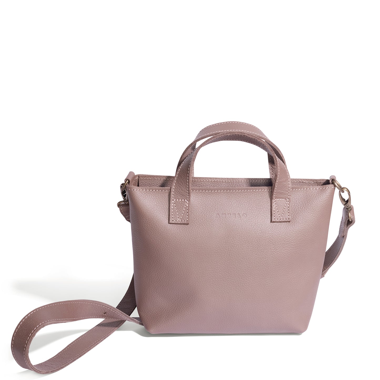 Zazi Petite leather crossbody tote