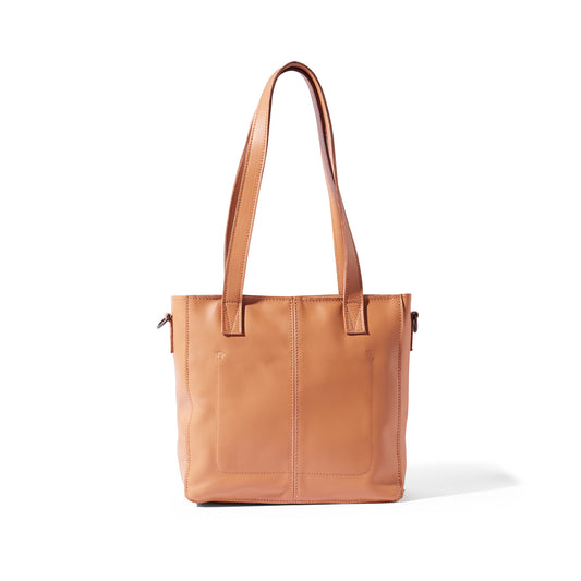 Harley leather unlined crossbody tote - CLEARANCE