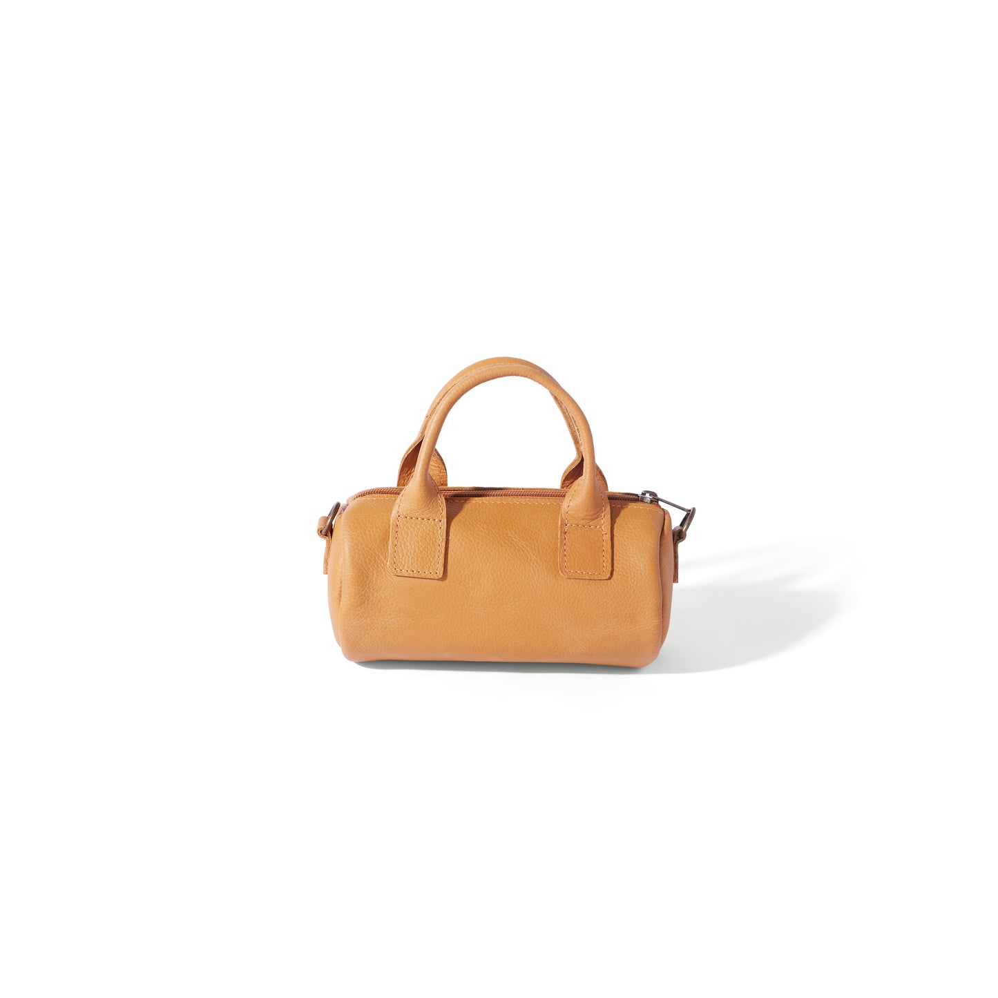 Indo leather mini barrel crossbody - CLEARANCE