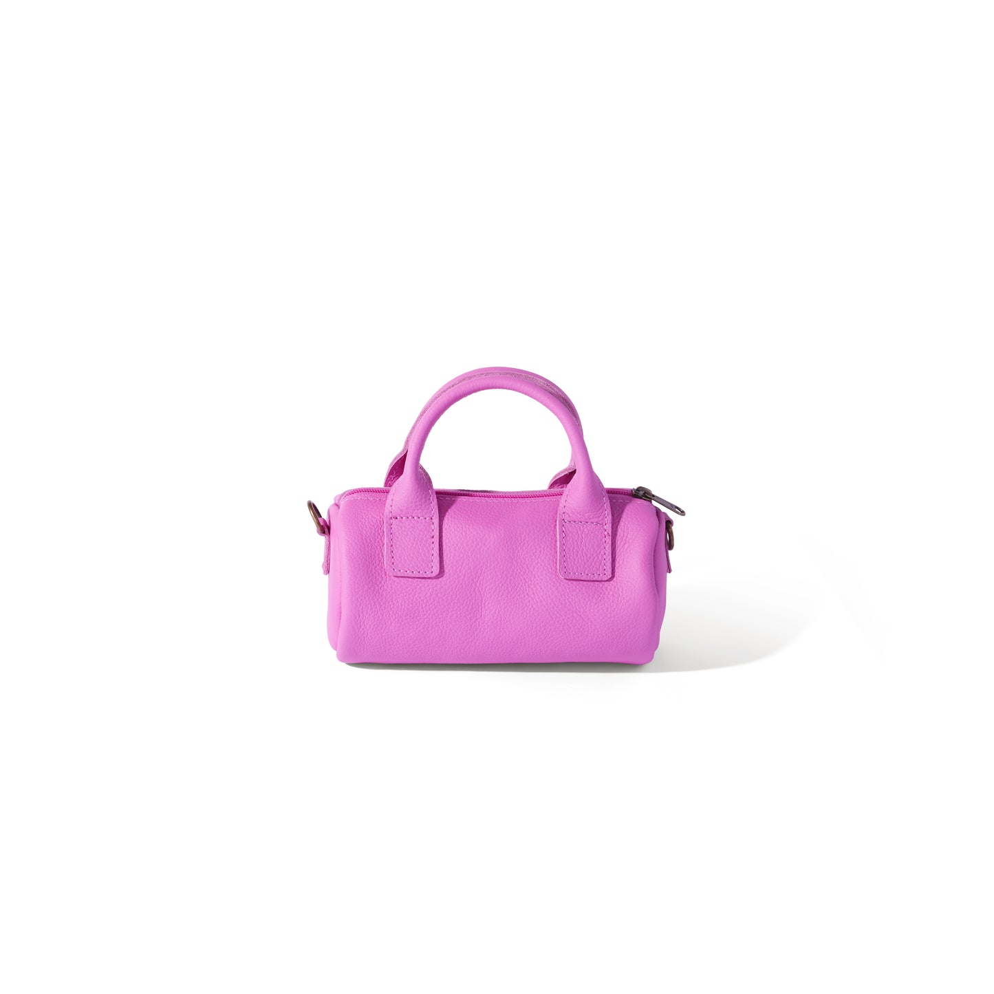 Indo leather mini barrel crossbody - CLEARANCE