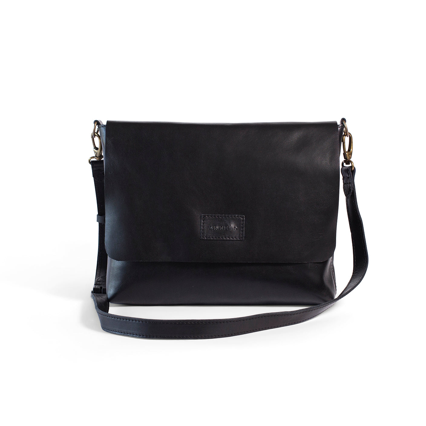 Antelo Messenger Riley 13" Minimalist Leather Laptop Sling