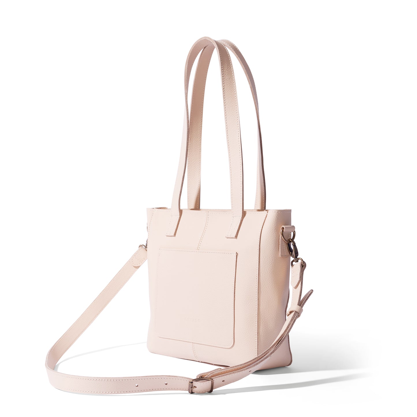 Harley leather unlined crossbody tote - CLEARANCE