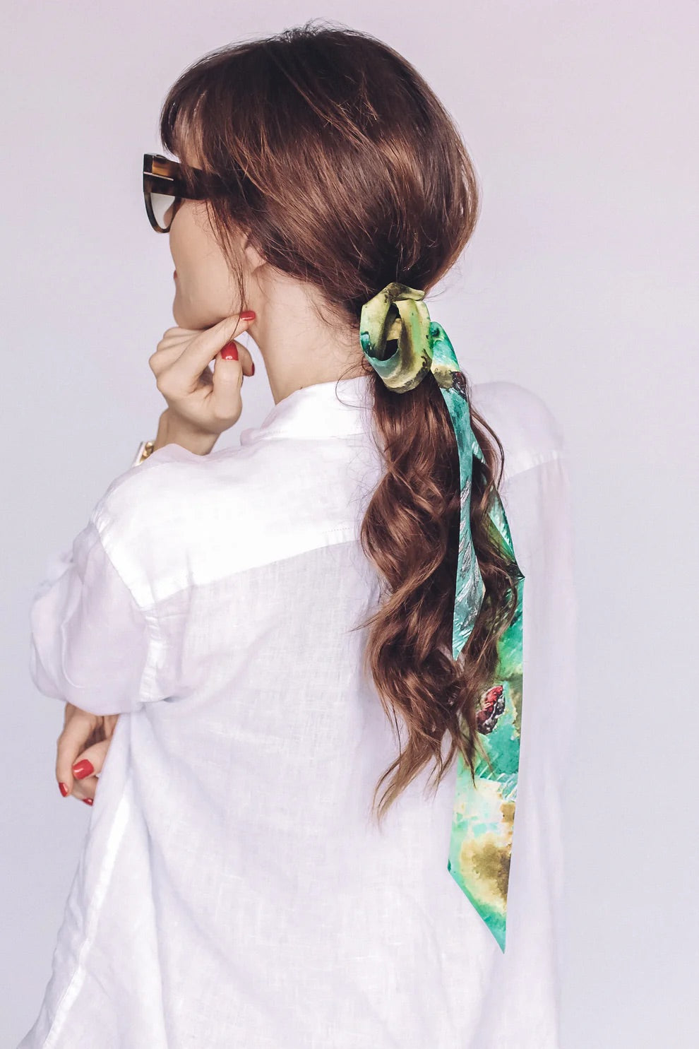 Wanderland Collective Silk Twilly