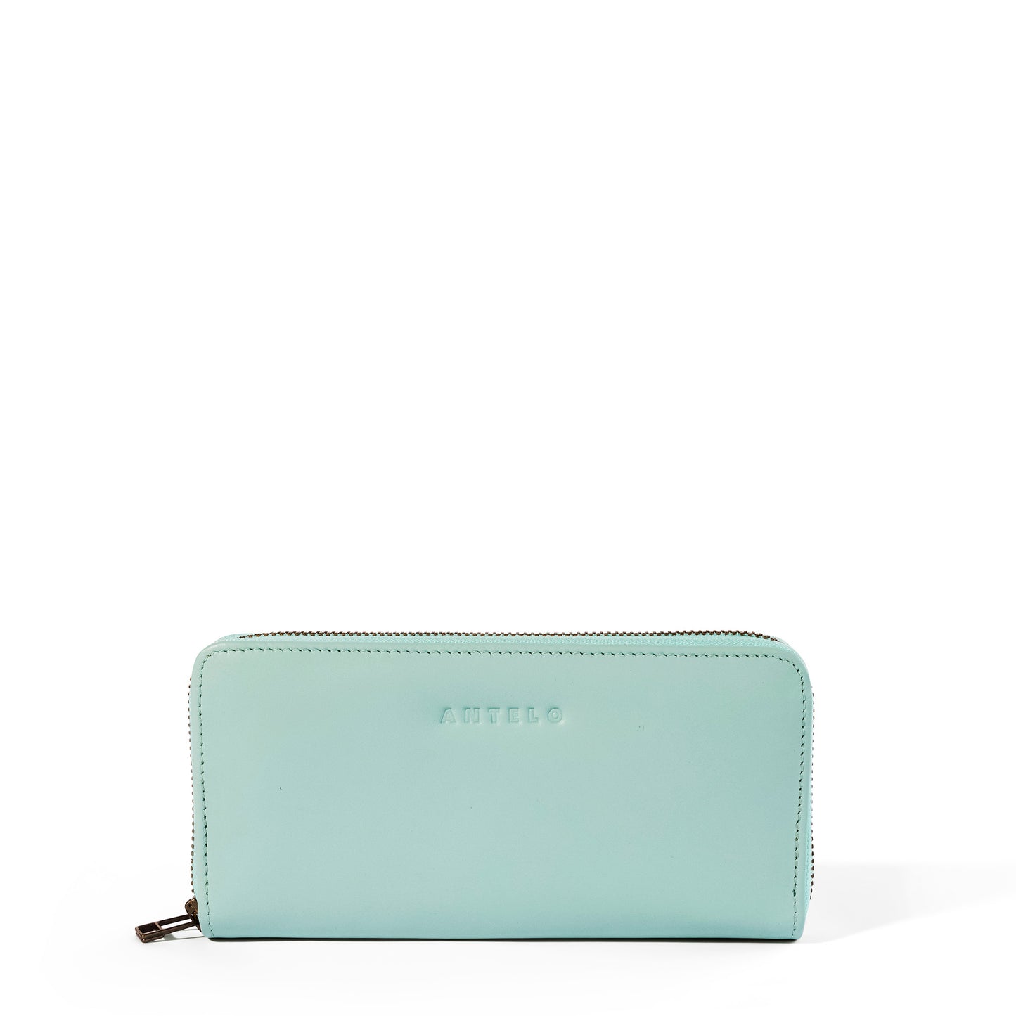 Hayley leather zip-around wallet