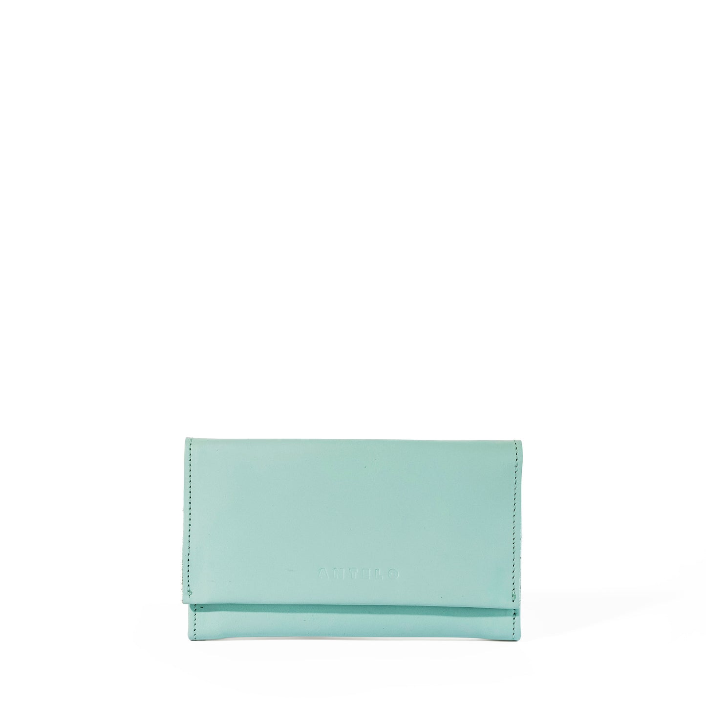 Evie Three-Quarter Leather Trifold Wallet
