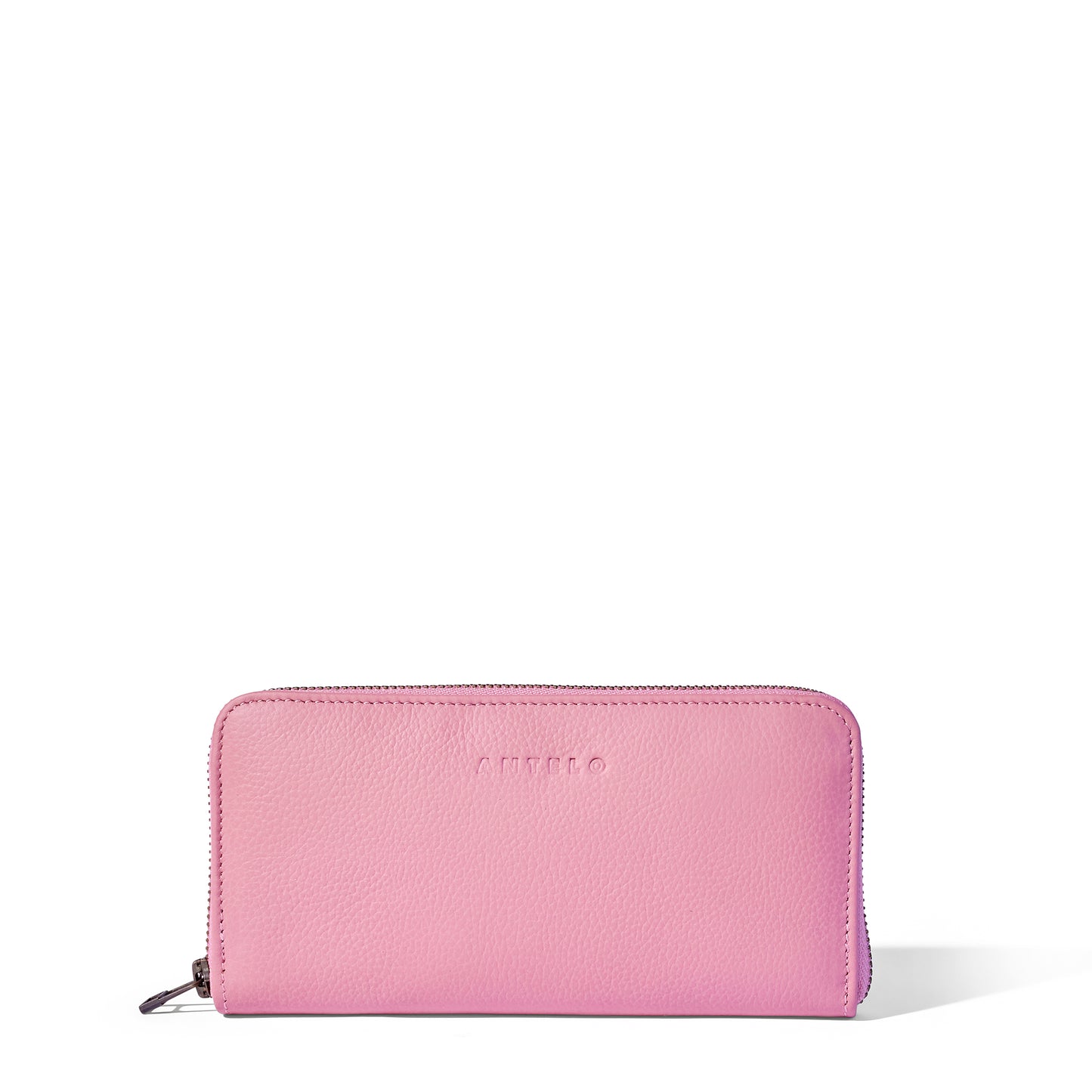 Hayley leather zip-around wallet