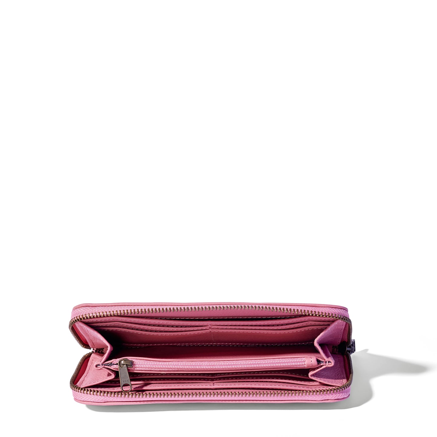 Hayley leather zip-around wallet