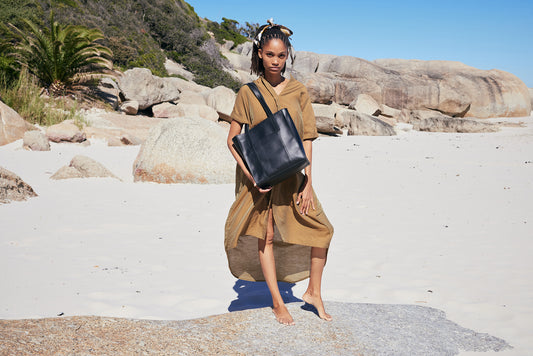 Golden Sunset Shimmer Shirt Dress