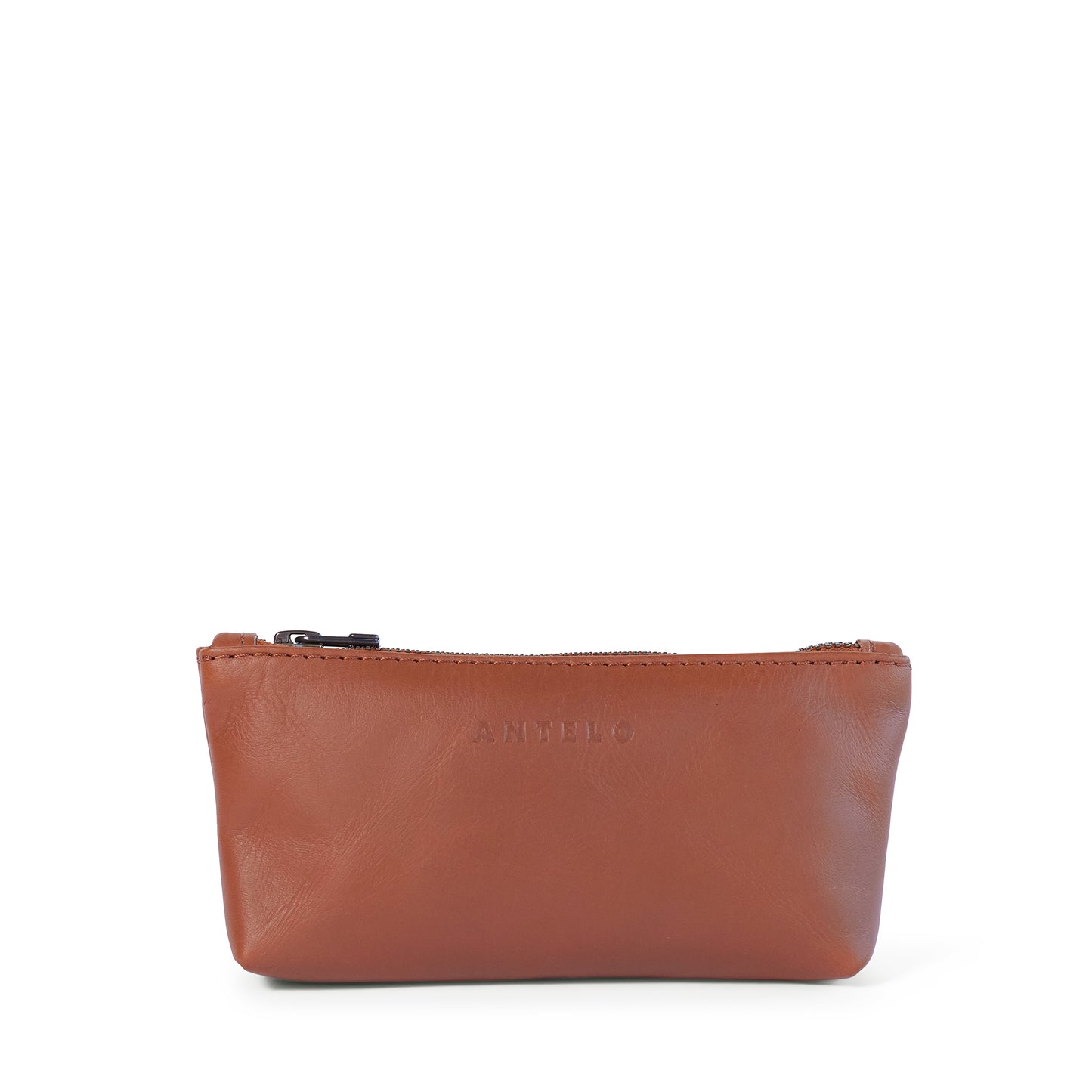 Sofia leather zip pouch - MINOR FLAW