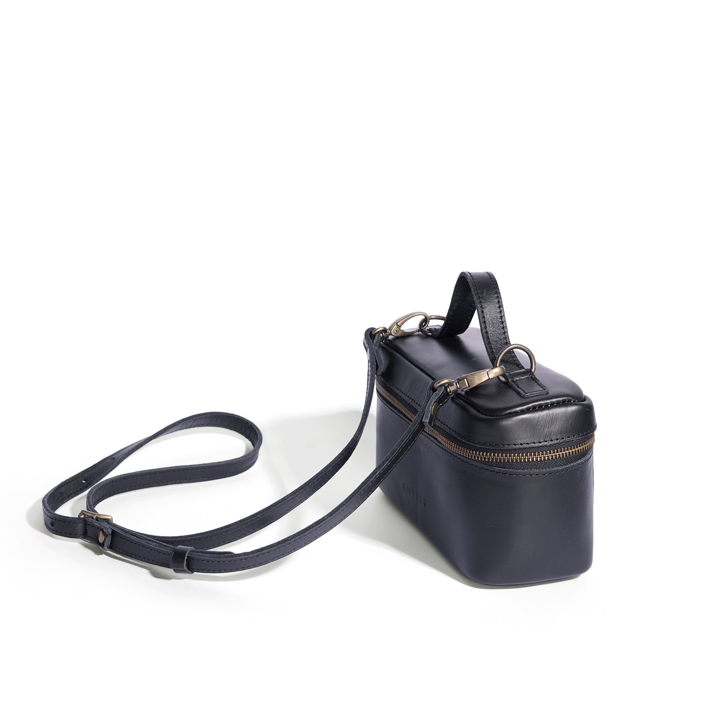 Sigma leather vanity crossbody