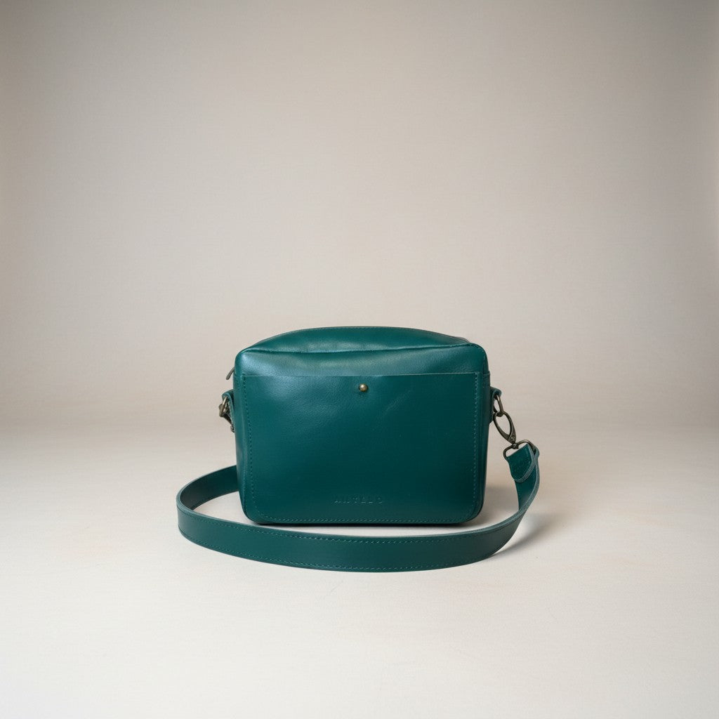 Nixie Leather Camera Crossbody