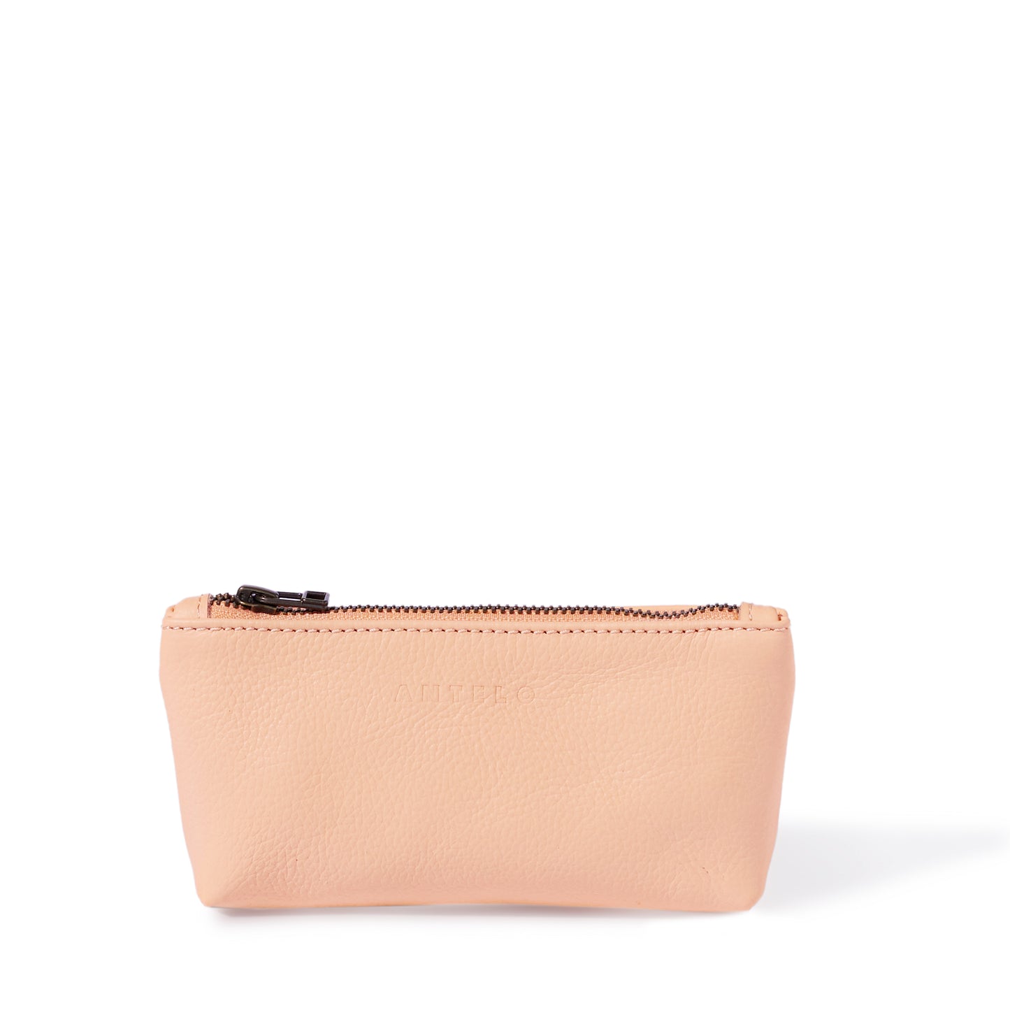 Sofia leather zip pouch - CLEARANCE