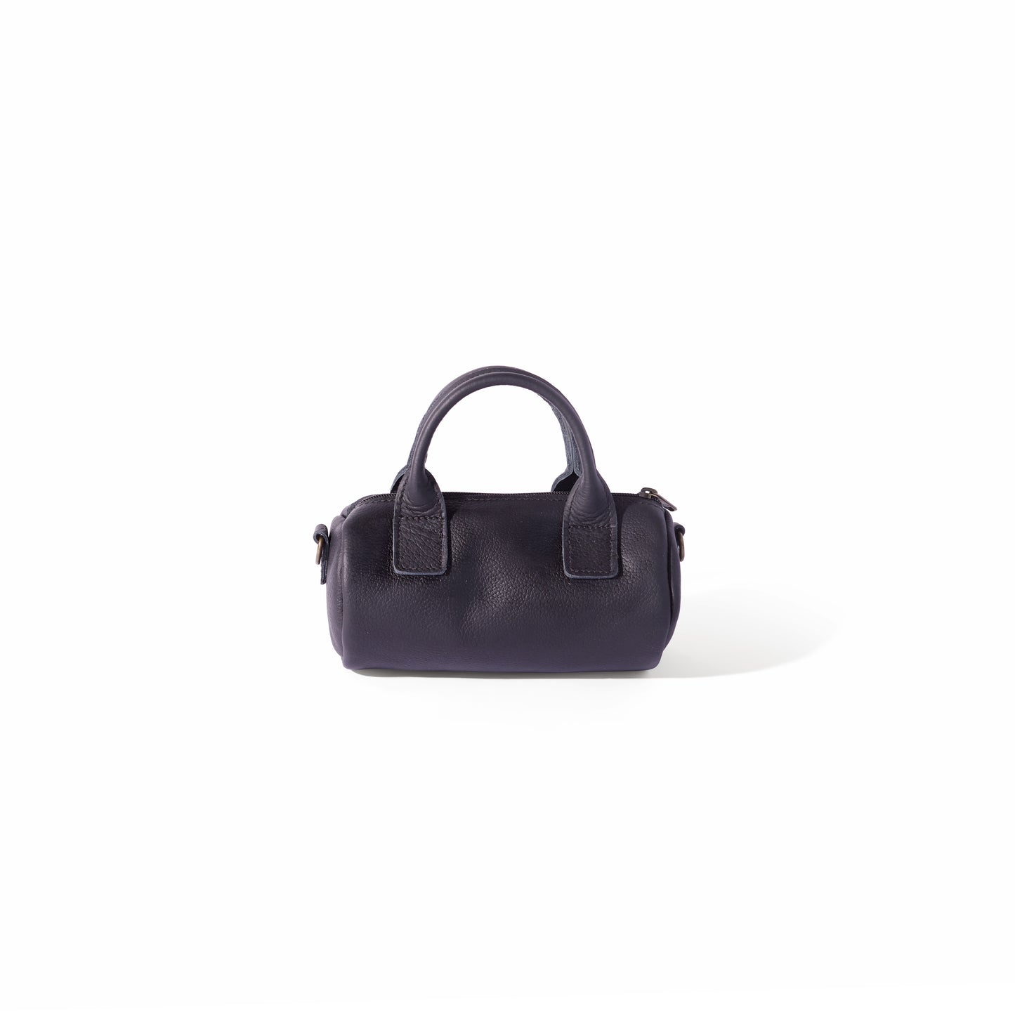 Indo leather mini barrel crossbody - CLEARANCE
