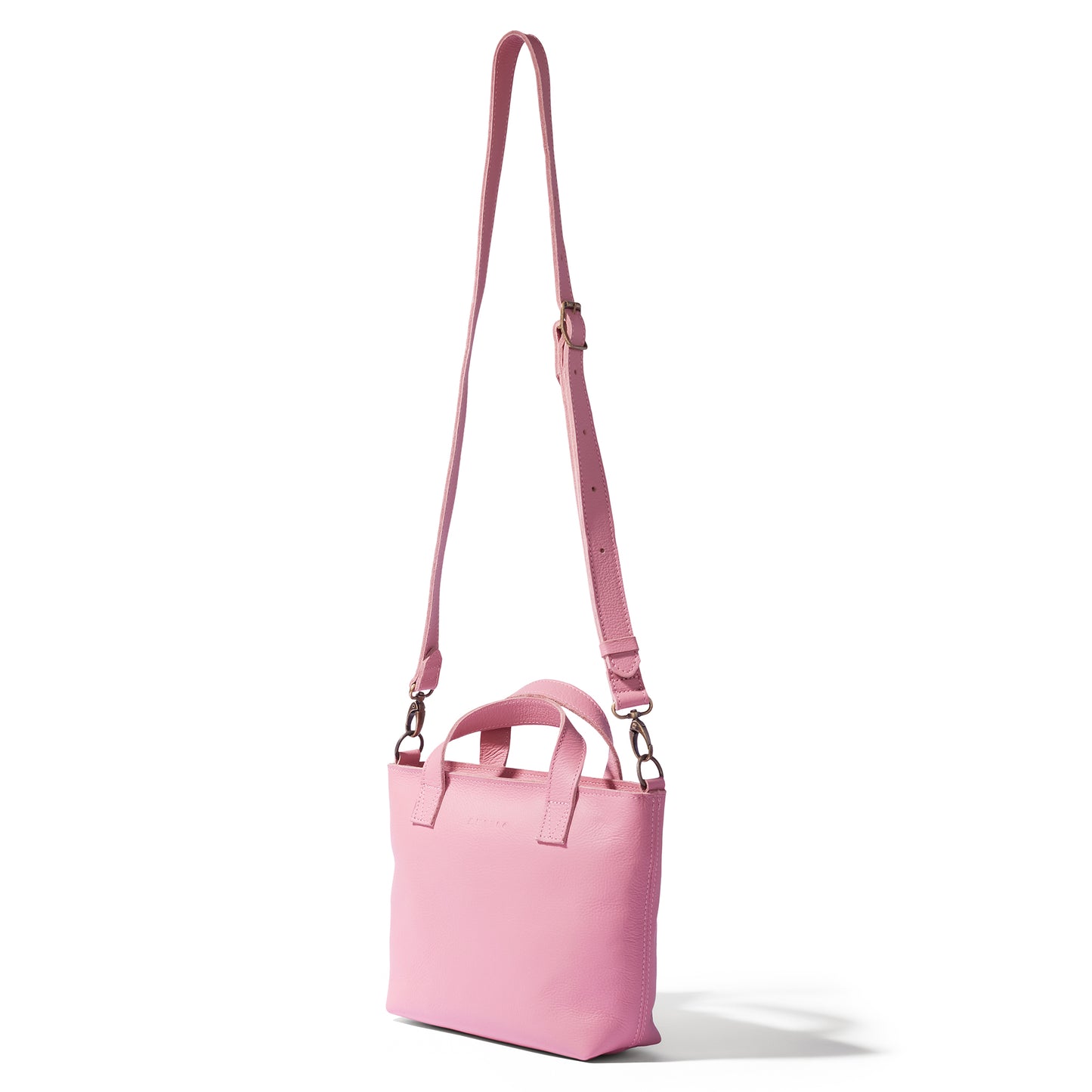 Zazi Petite leather crossbody tote