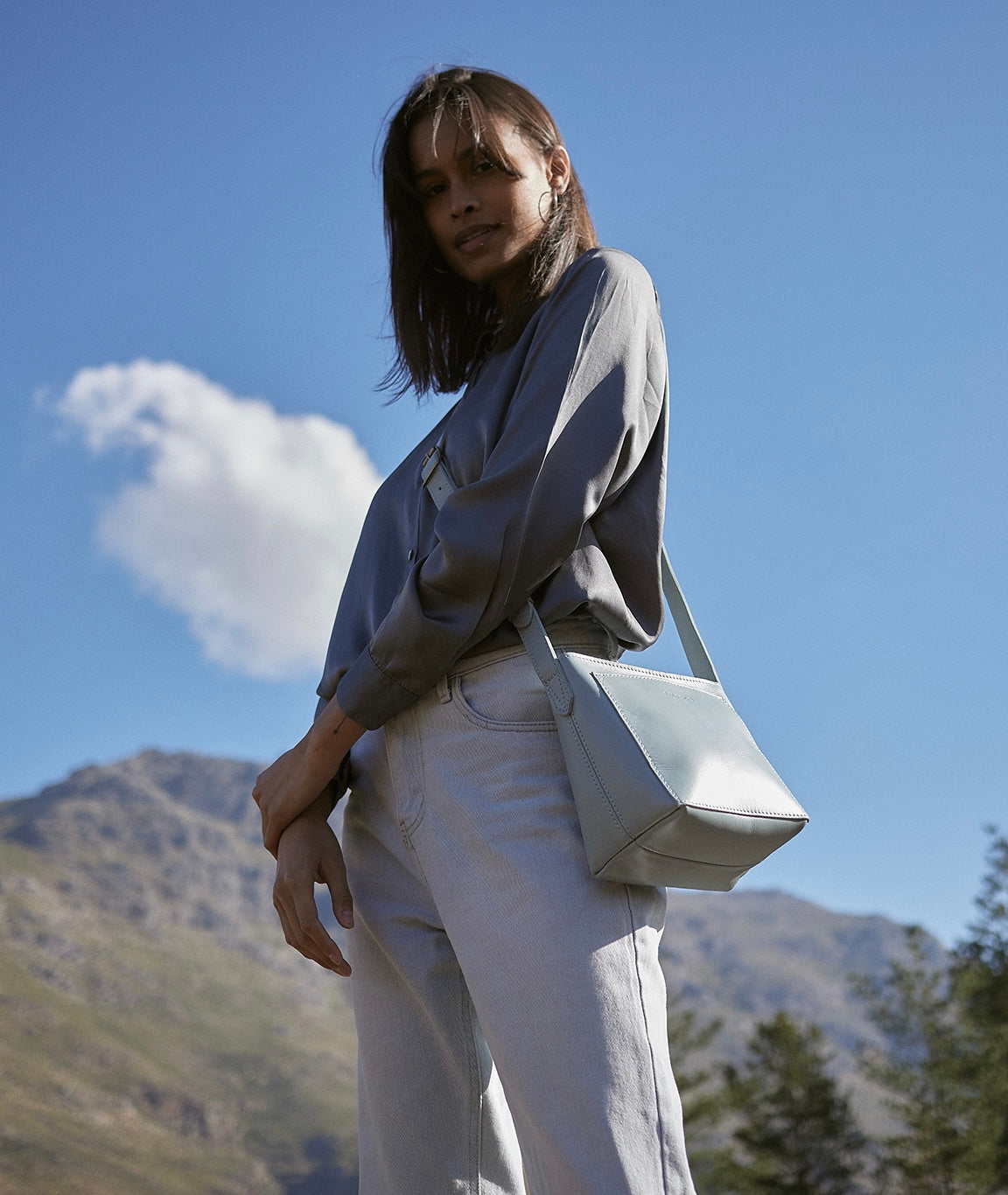 Luna Prism Midi Leather Crossbody - End of Range