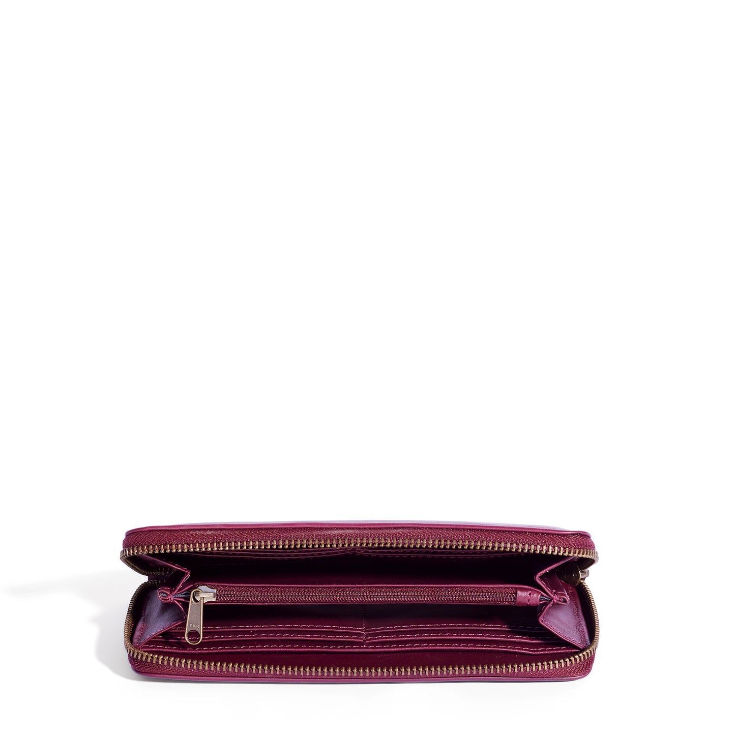 Hayley leather zip-around wallet