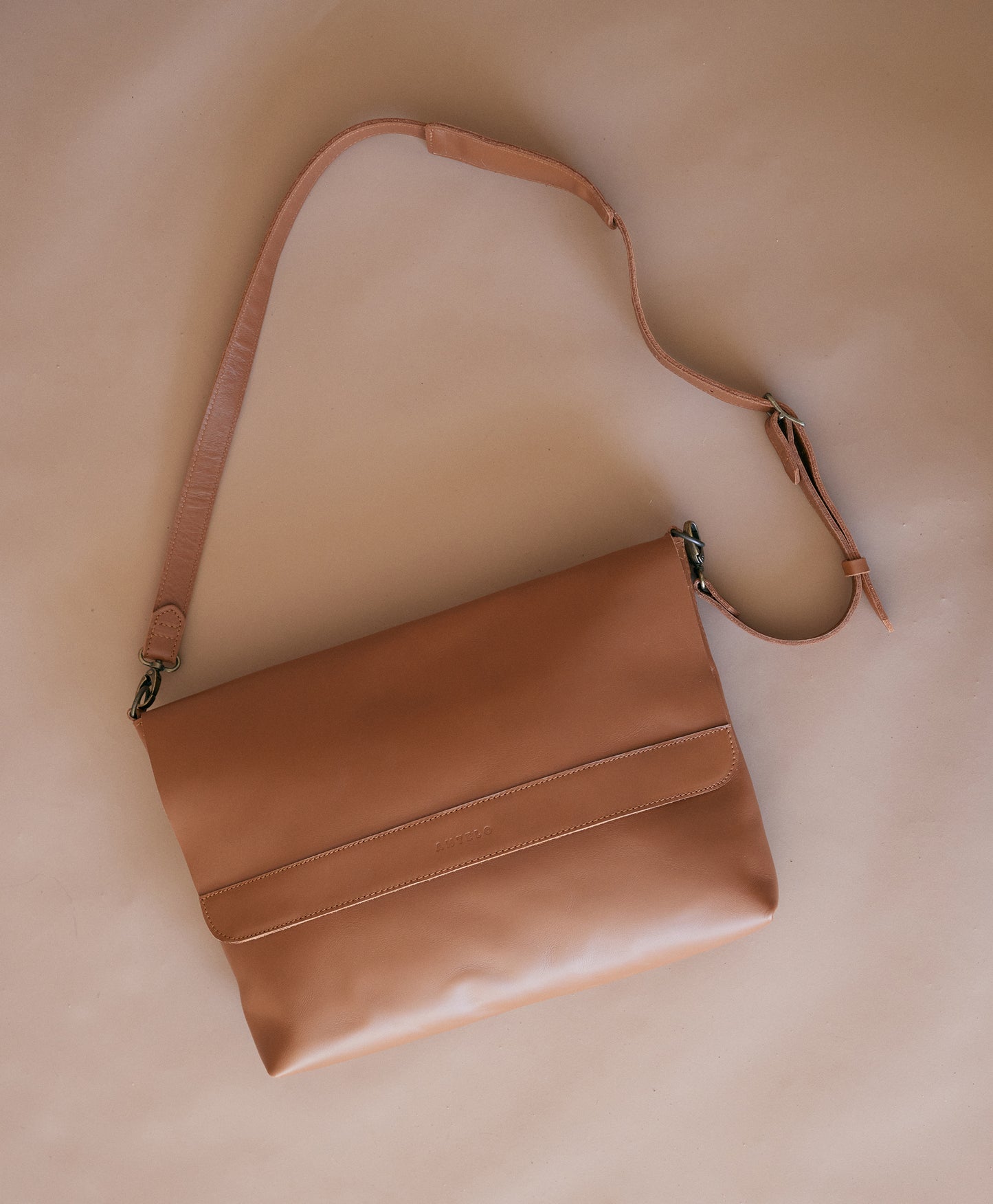 Colby 15" Minimalist Leather Laptop Sling - CLEARANCE