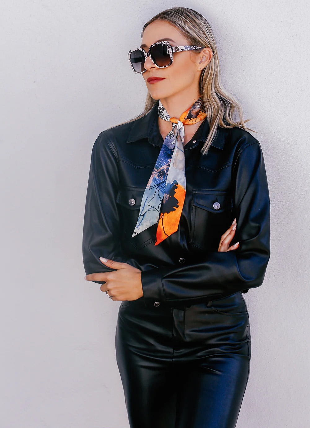 Wanderland Collective Silk Twilly