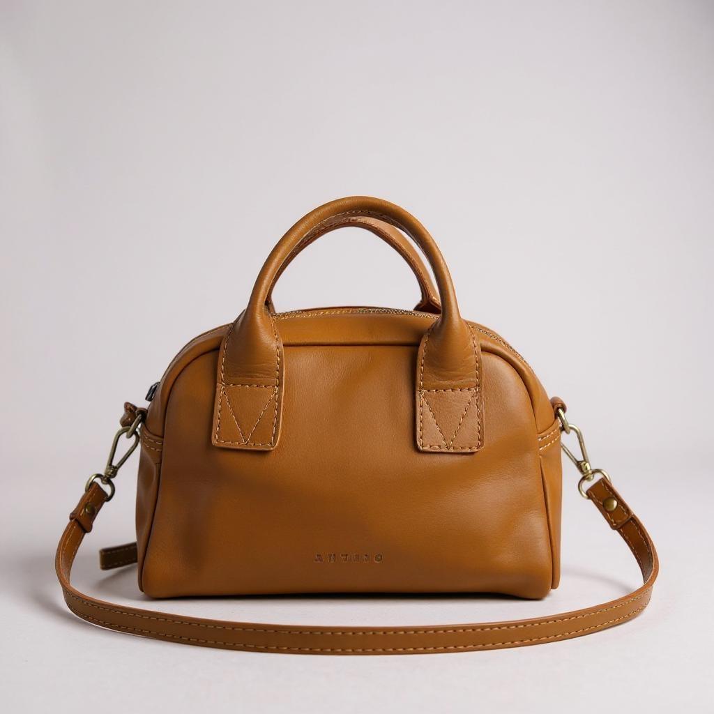 Khaleesi Leather Mini Bowler Crossbody