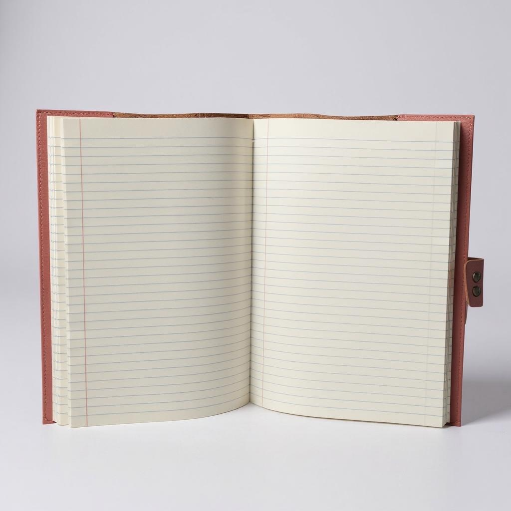 Harry A4 leather notebook cover - CLEARANCE