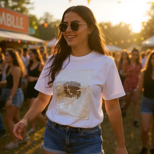 Sequin Landscape T-Shirt