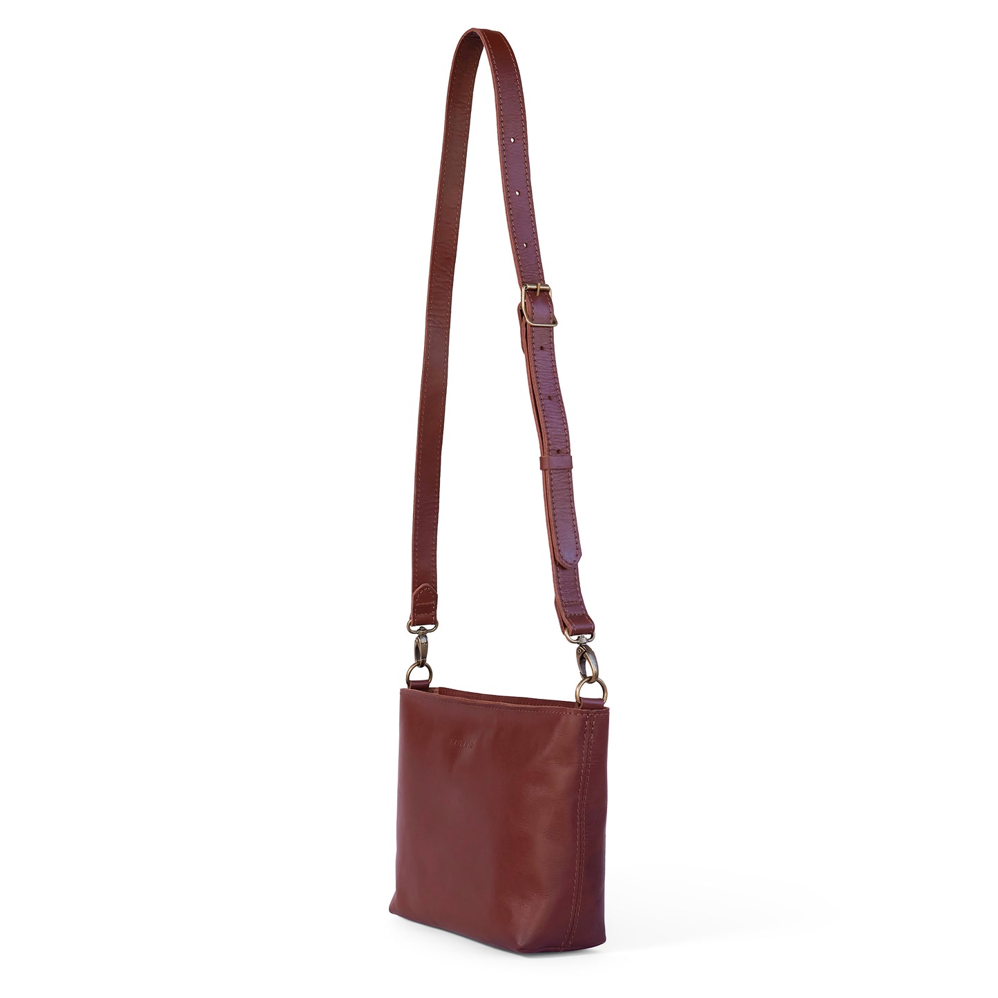 Maxie Petite leather Crossbody - MINOR FLAW jou