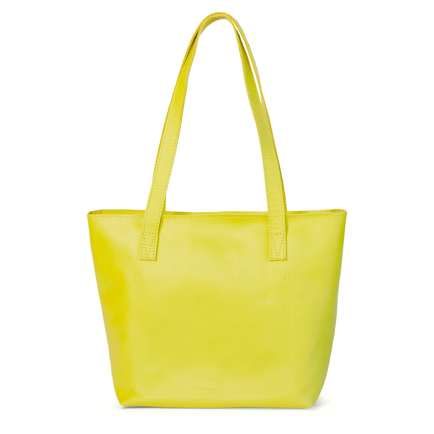 Emmy unlined Leather Tote with Zip