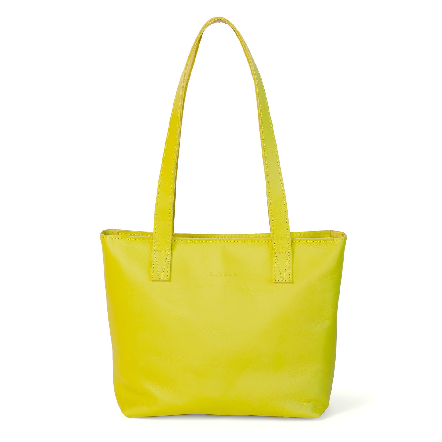 Milly Unlined Midi Leather Tote with Zip - MINOR FLAW