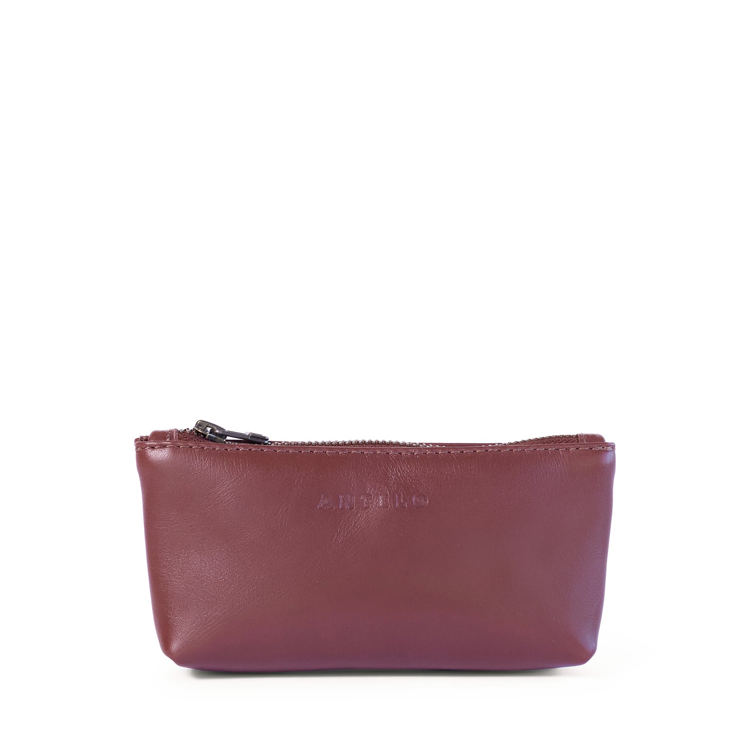 Sofia leather zip pouch - MINOR FLAW