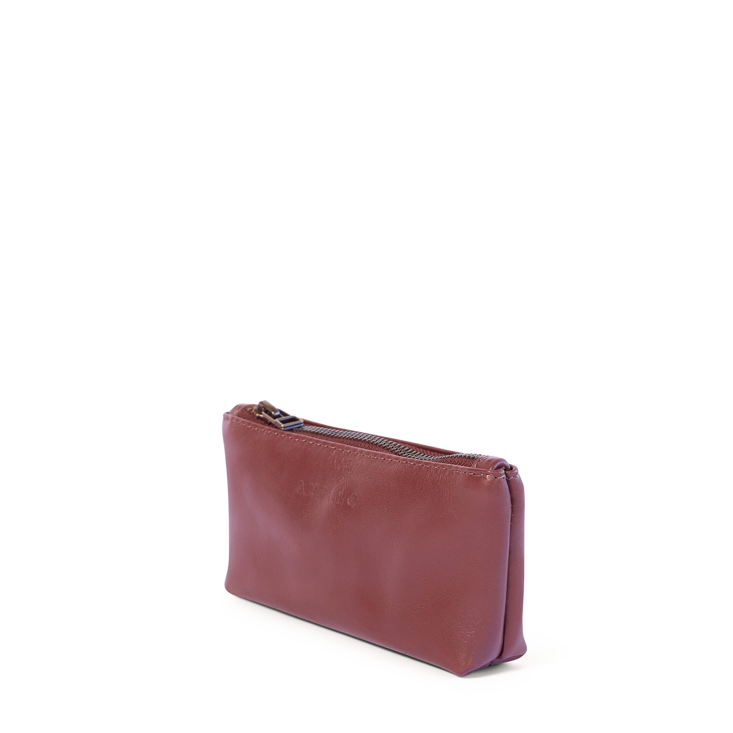 Sofia leather zip pouch - MINOR FLAW