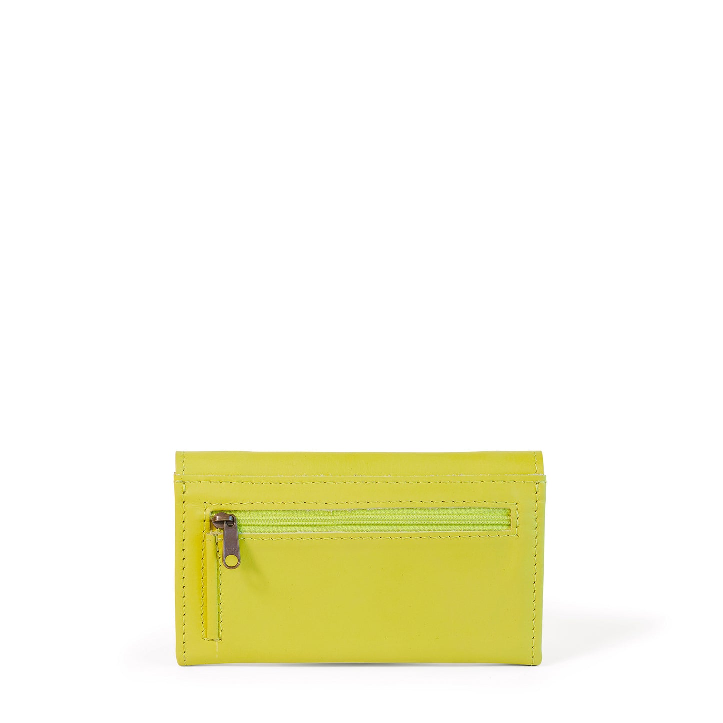 Evie Three-Quarter Leather Trifold Wallet