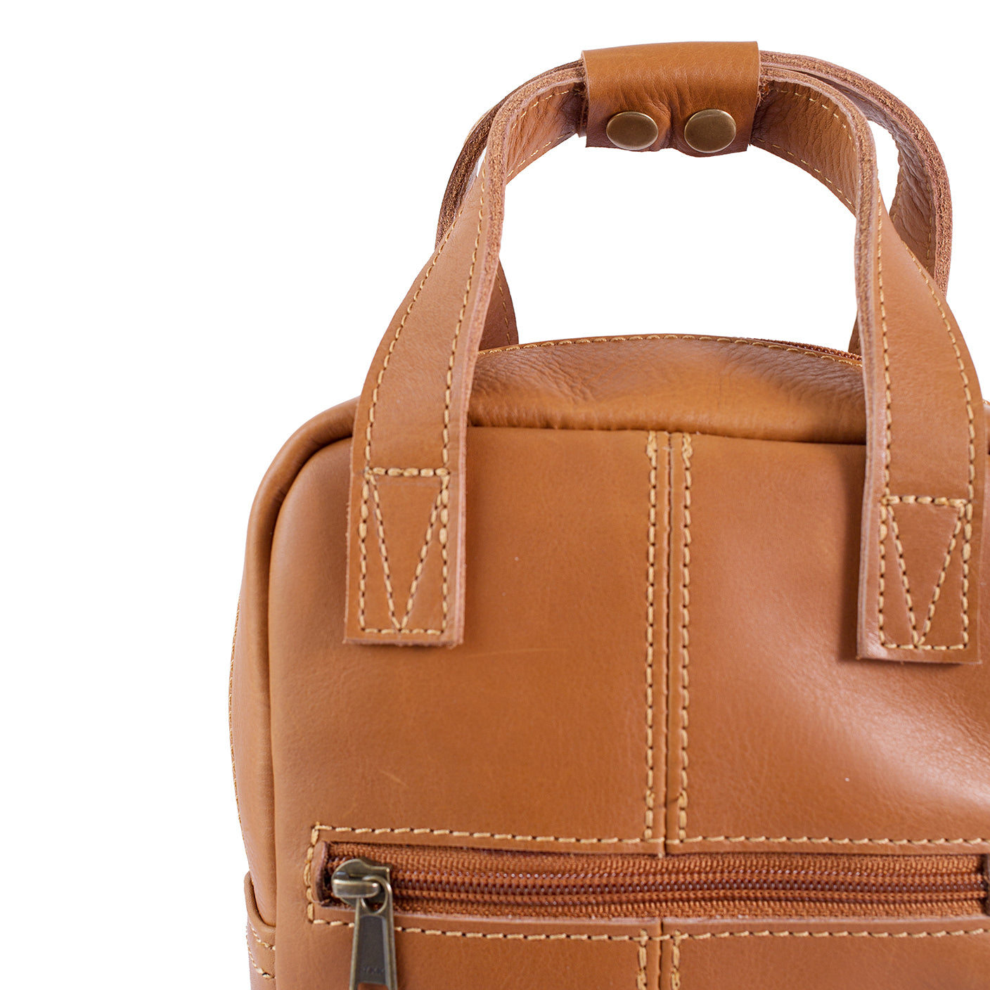 Hunter leather wine carrier