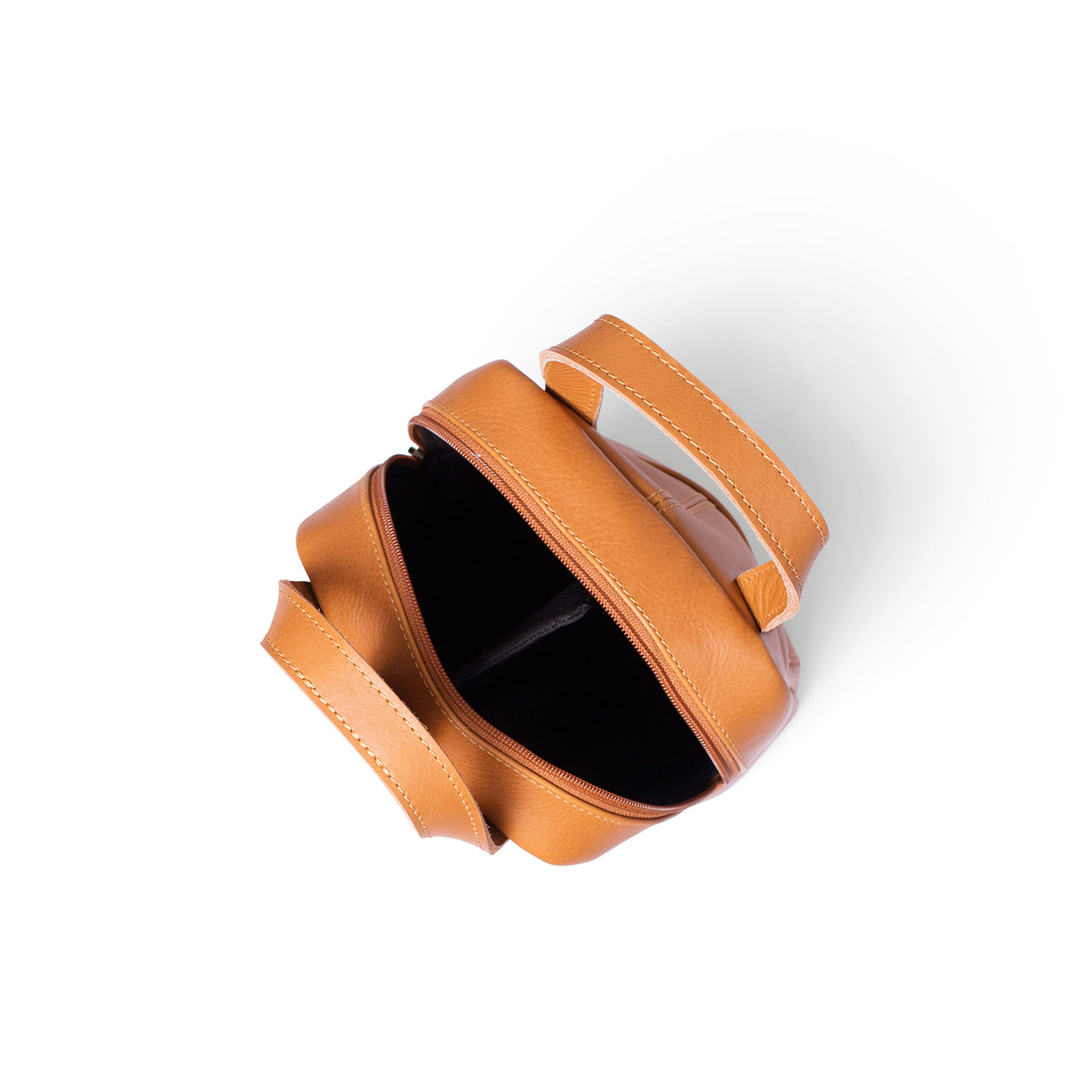 Hunter leather wine carrier