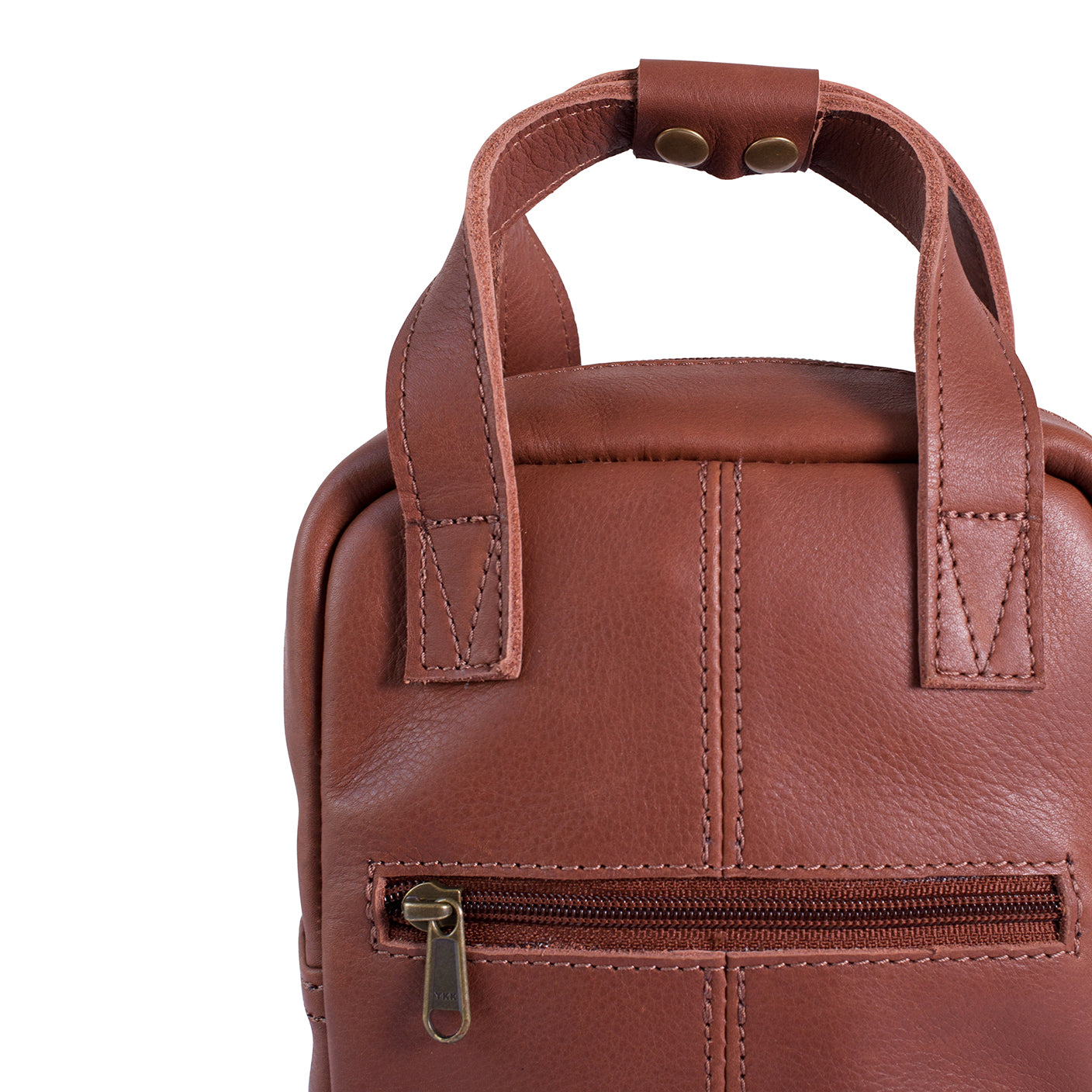 Hunter leather wine carrier