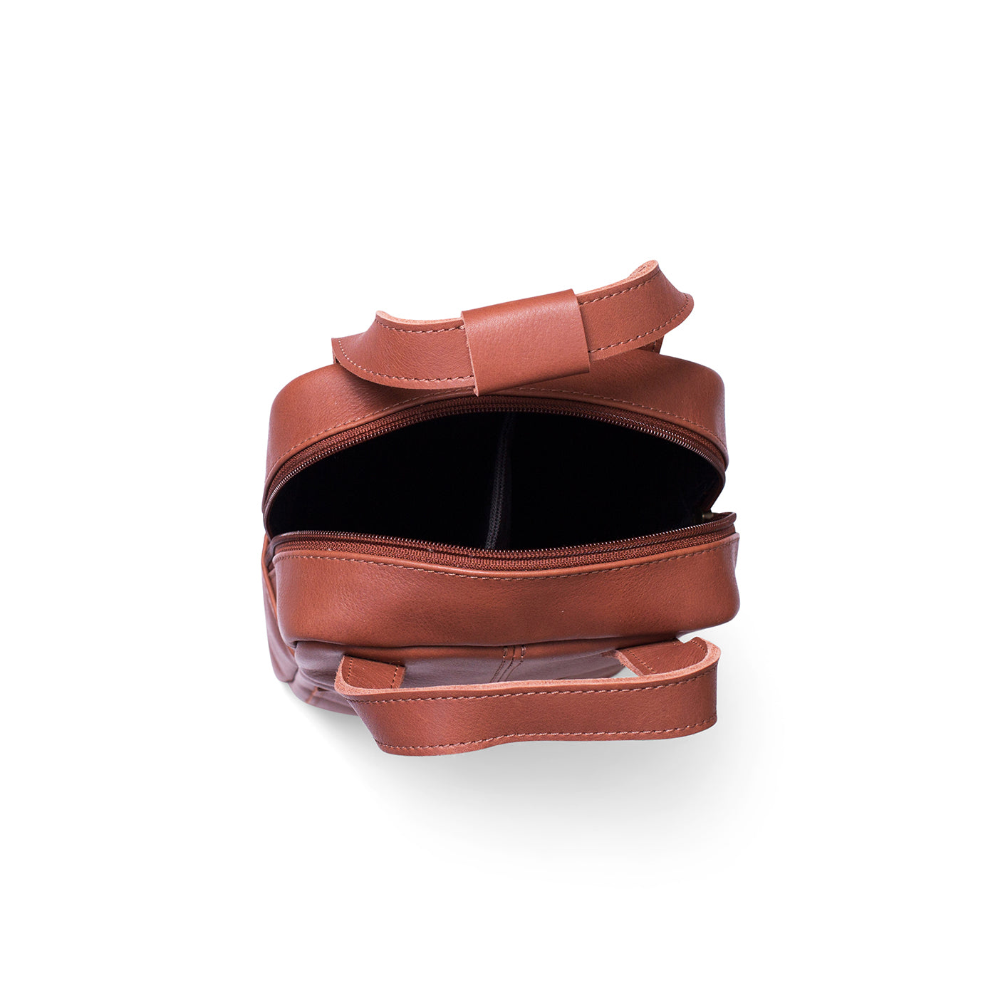 Hunter leather wine carrier