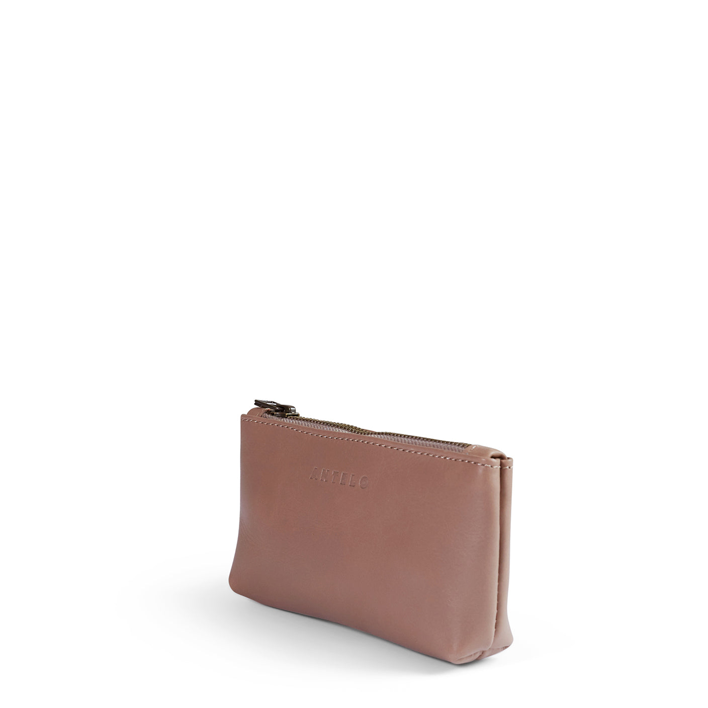 Sofia leather zip pouch - End of Range