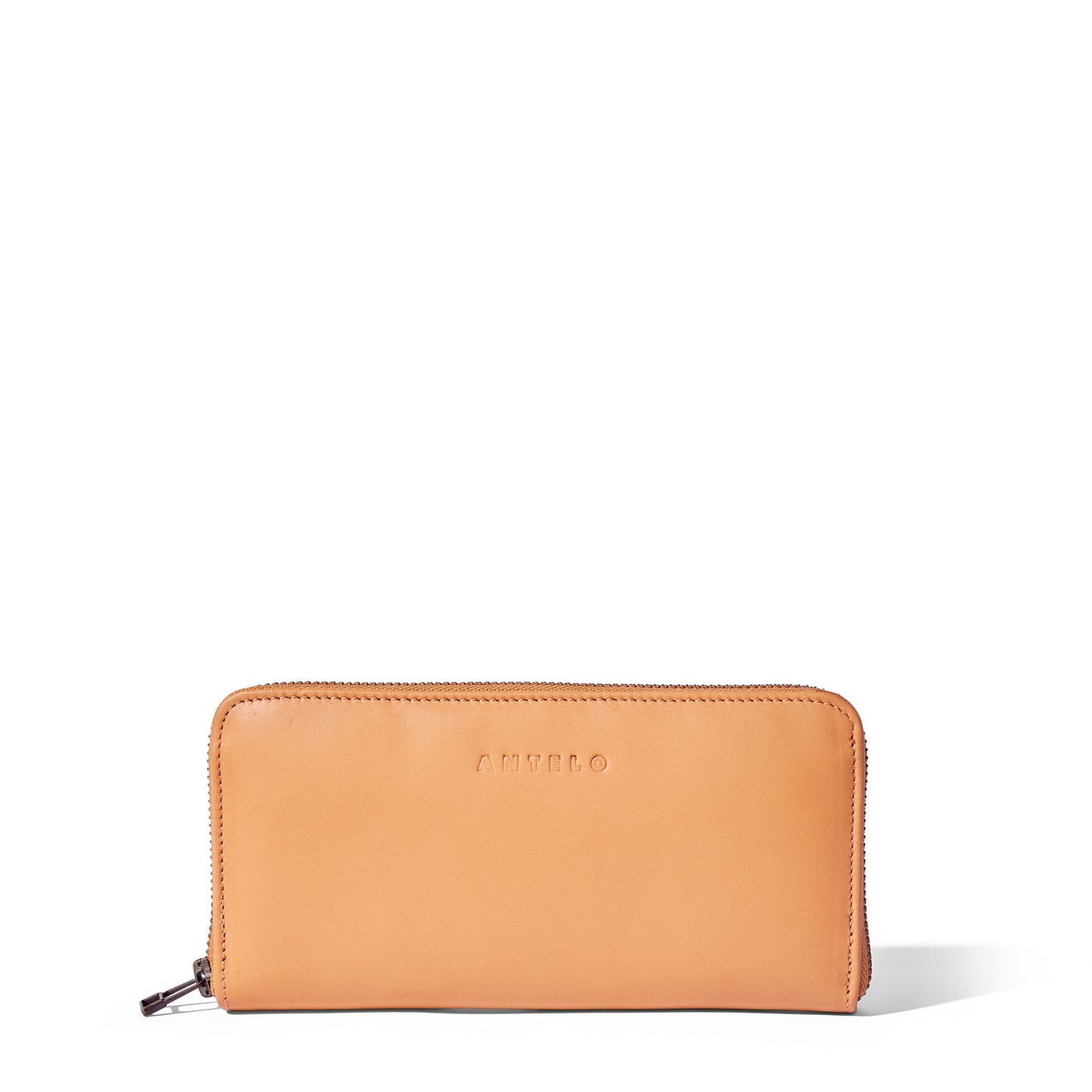 Hayley leather zip-around wallet