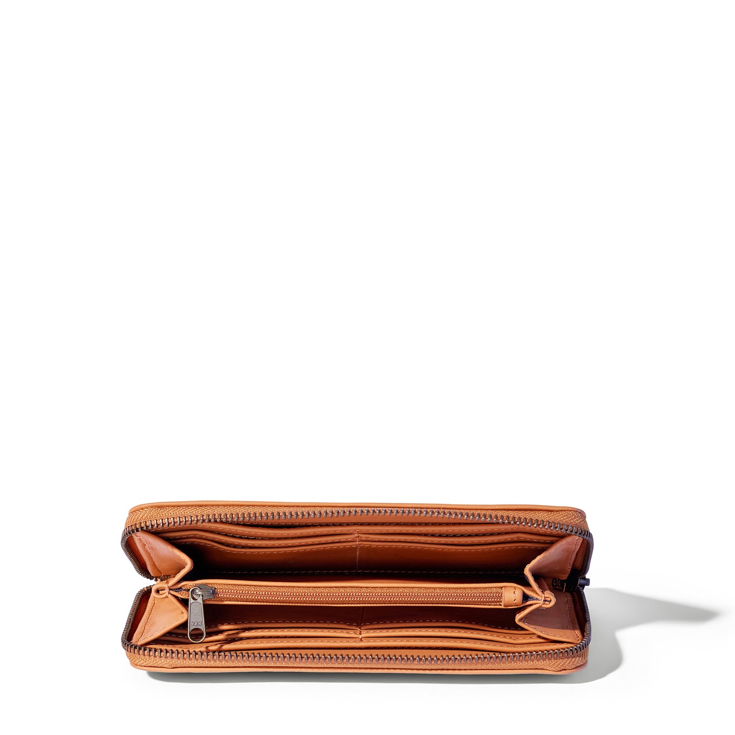 Hayley leather zip-around wallet