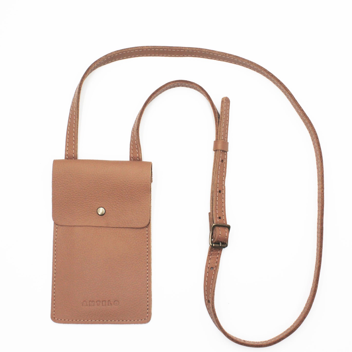 Benji Minimalist Leather Phone Bag