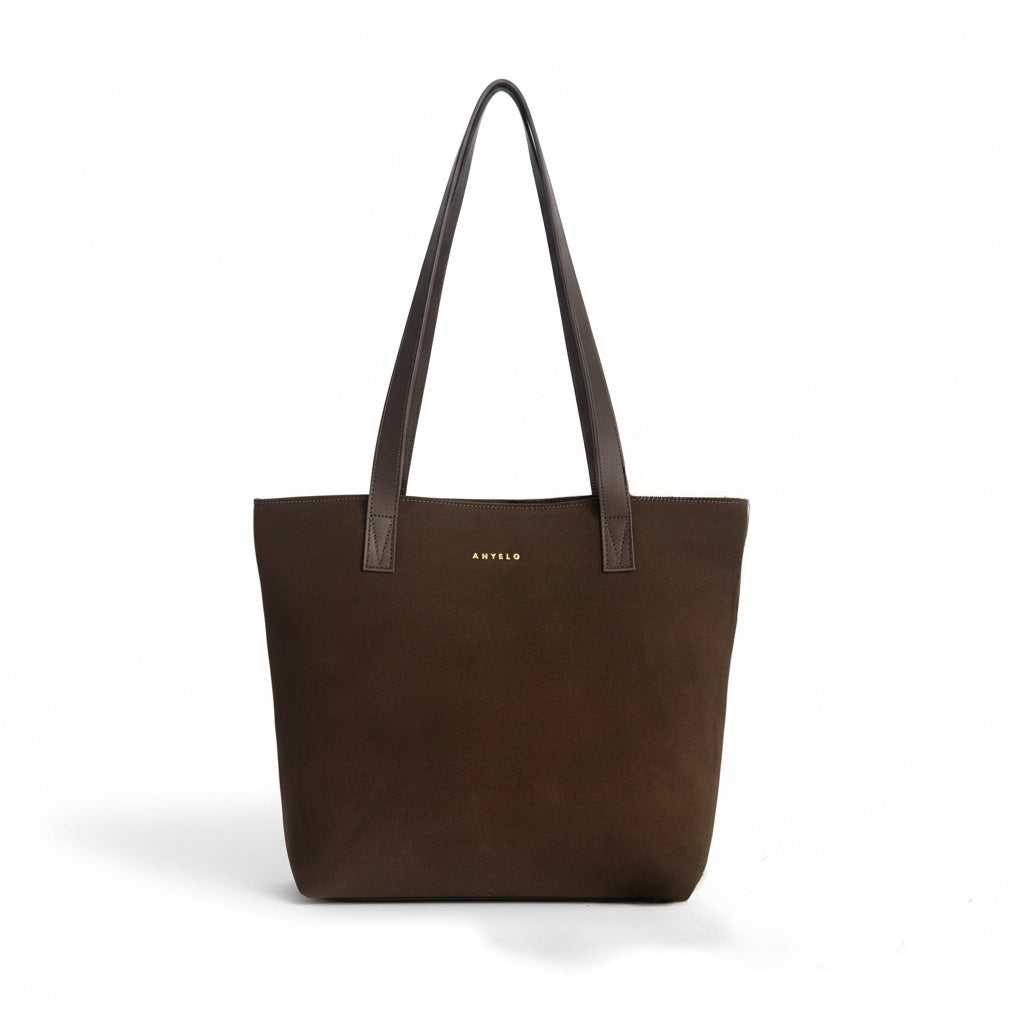 Emmy unlined Leather Tote with Zip
