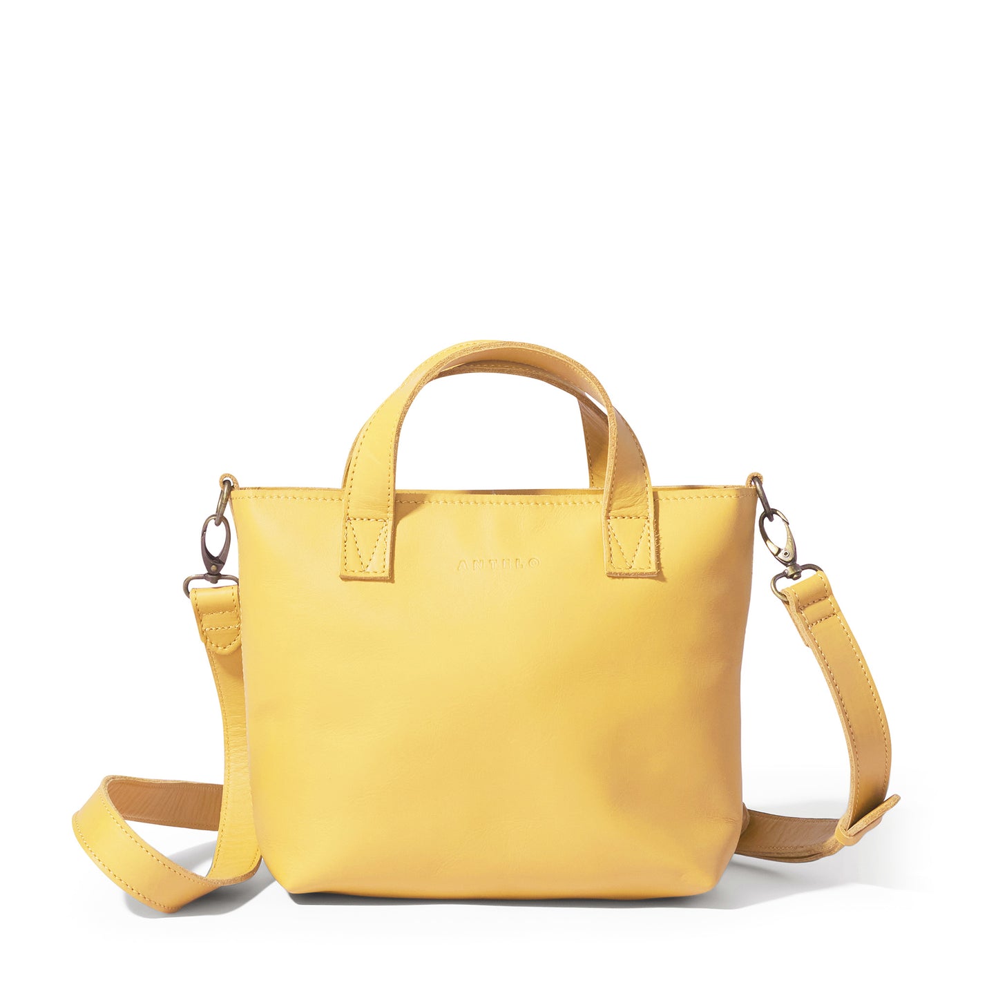 Zazi Petite leather crossbody tote